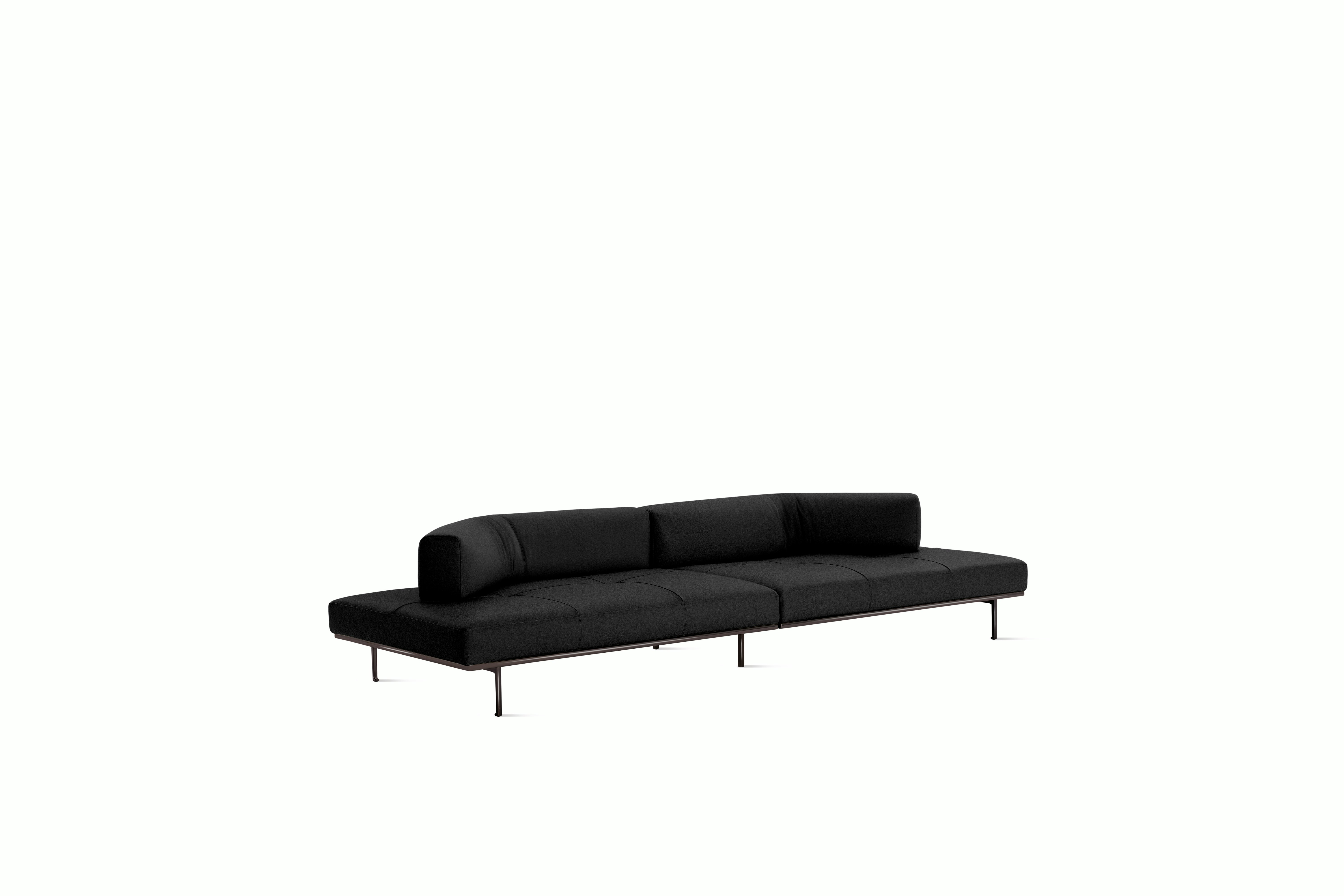 Matic Sofa - MH07 Config  Sofa,  Quilted,  Copenhagen,  Black,  Charcoal