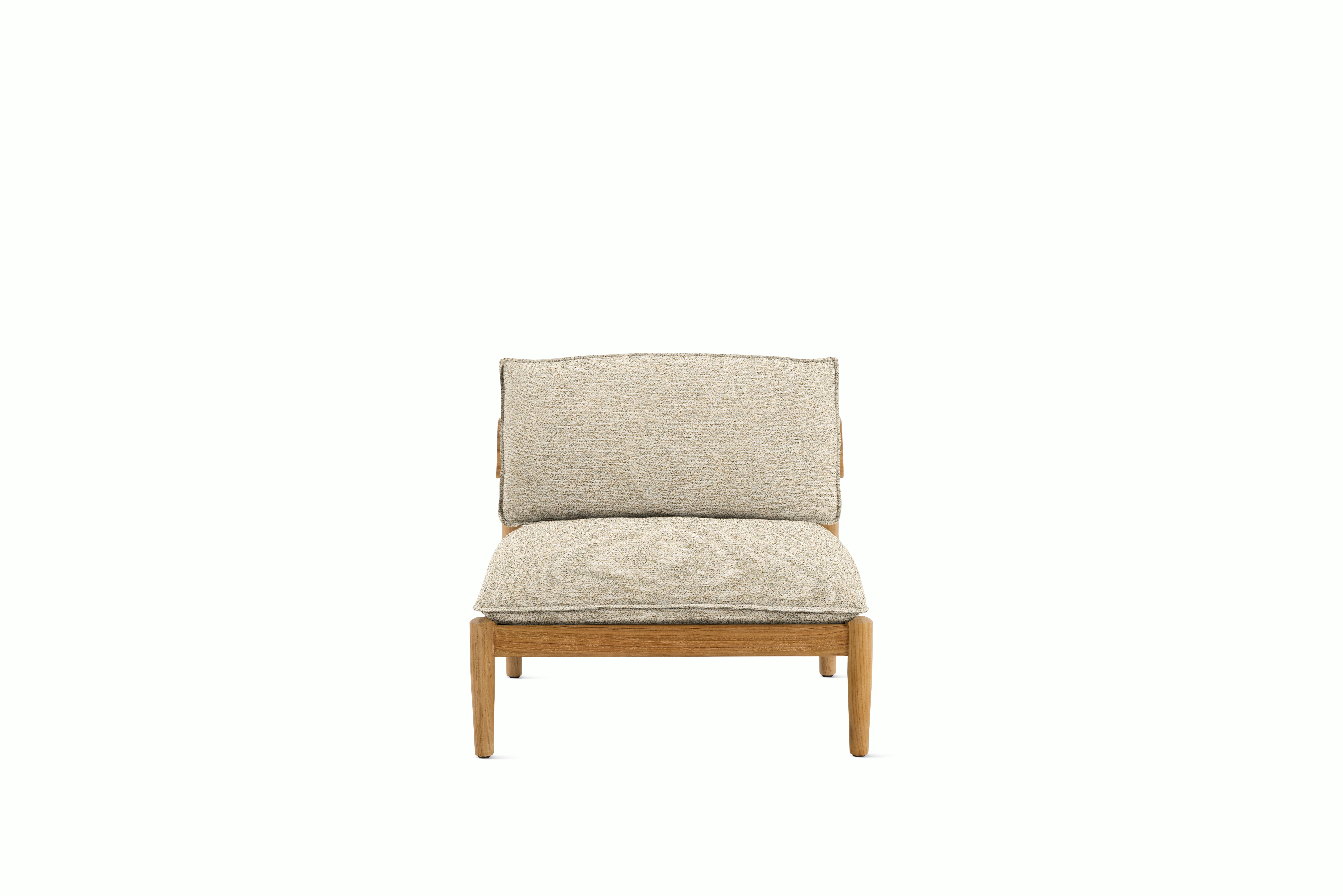 Terassi Armless Single Seat Module - Improve,  Stucco