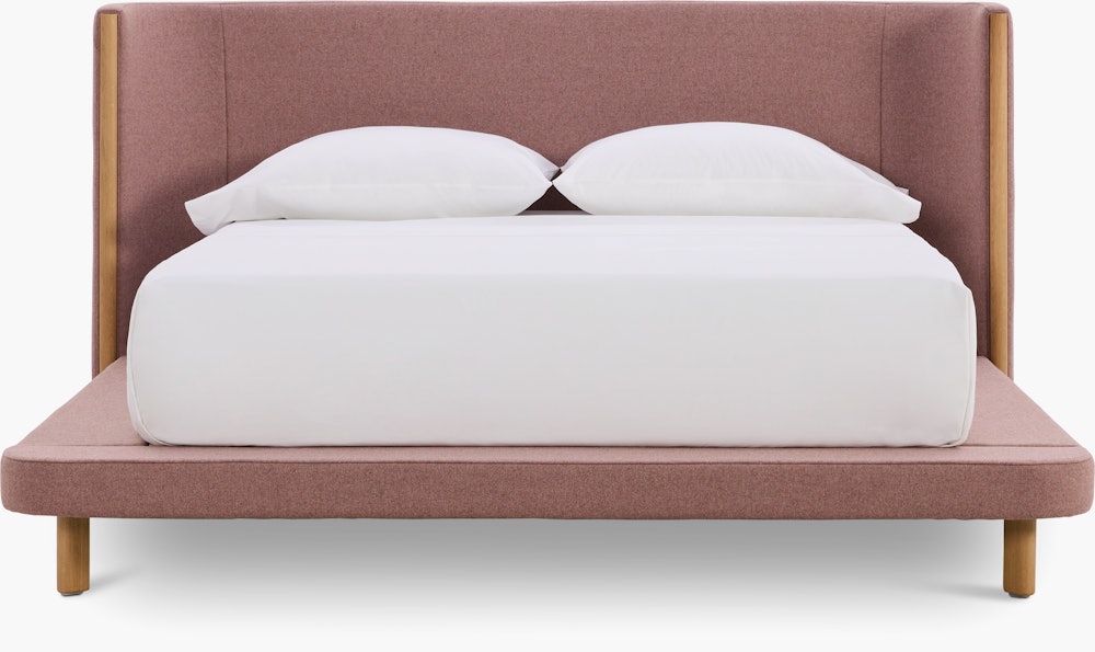 Emmy Bed - Tall in Oak and Pecora Peony