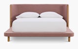 Emmy Bed - Tall in Oak and Pecora Peony Emmy Bed - Tall in Oak and Pecora Peony