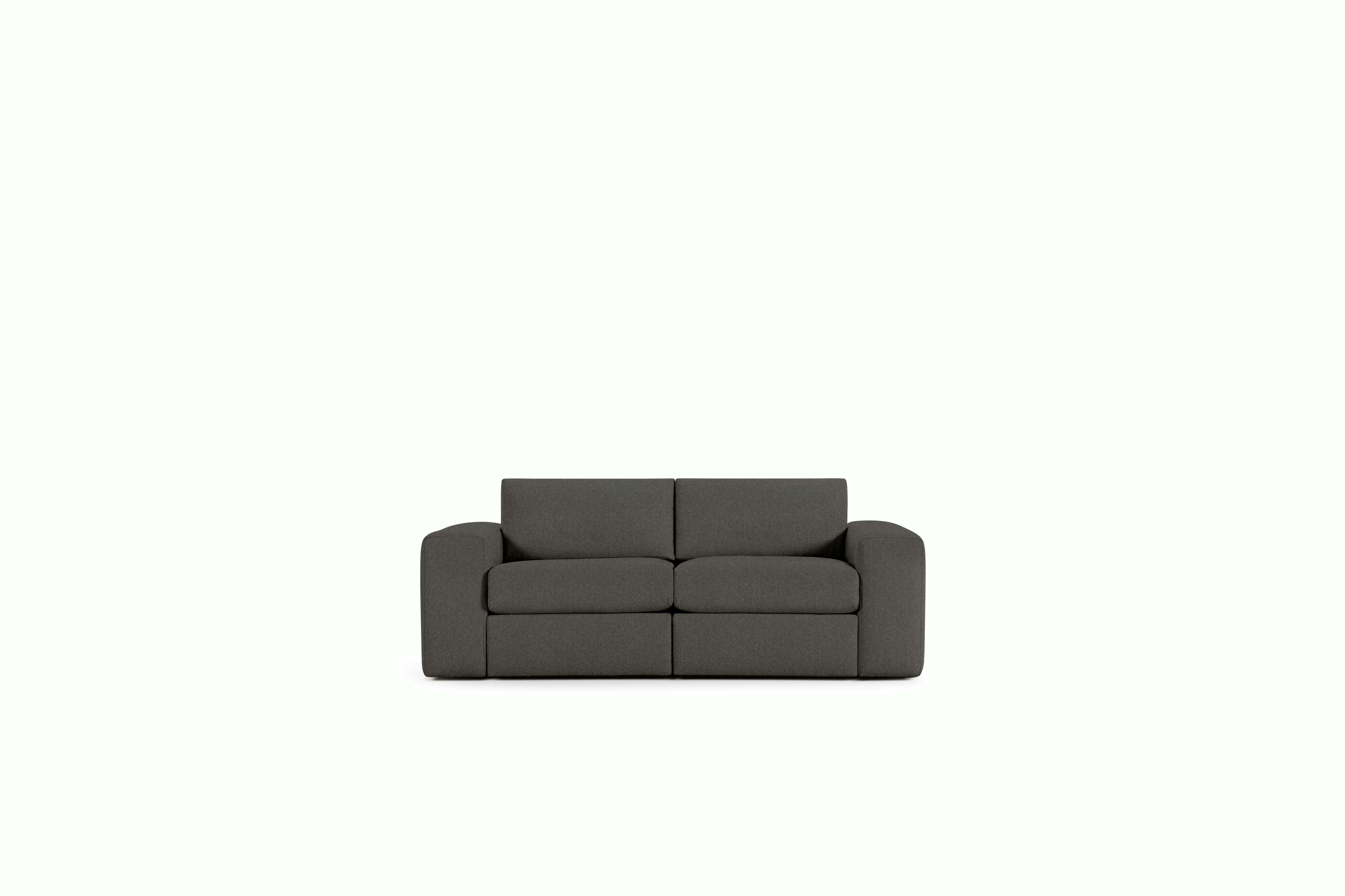 Irvin Sofa - Two-Seater,  Crypton Sintra Velvet,  Slate