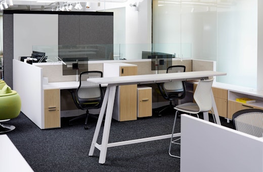 anchor storage workstation lockers raised anchor storage rockwell unscripted tall table regeneration by knoll efficient planning neocon 2017 showroom regeneration by knoll stool sapper monitor arm 