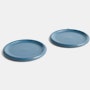 Barro Plate - Set of 2 - Medium Dark Blue