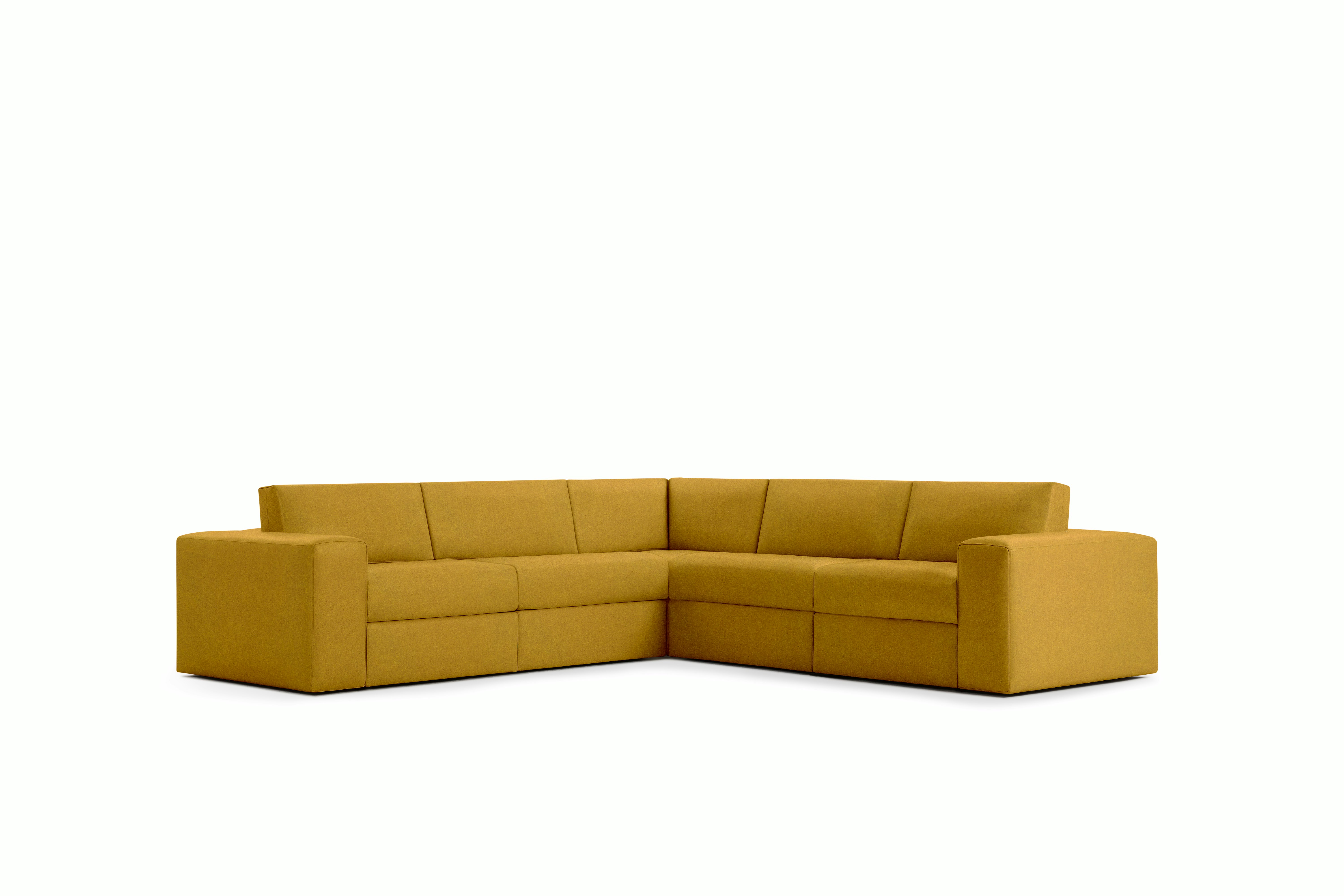 Irvin Corner Sectional -  Crypton Sintra Velvet,  Oro