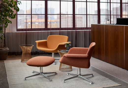 kn collection platner side tables gold piero lissoni