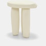 Isola Side Table - High Gloss Antique White