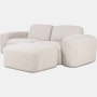 Muse Sofa - 2 Seater, Byron, Oyster