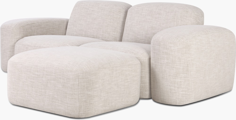 Muse Sofa - 2 Seater, Byron, Oyster