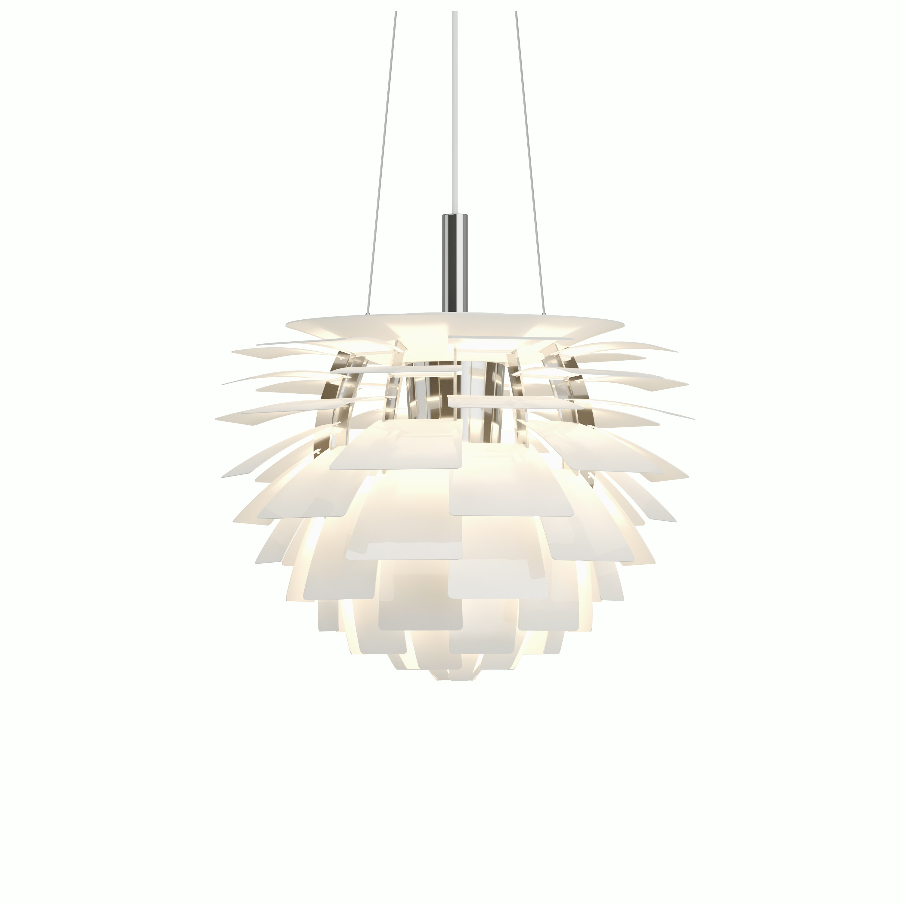 PH Artichoke Lamp in white, small