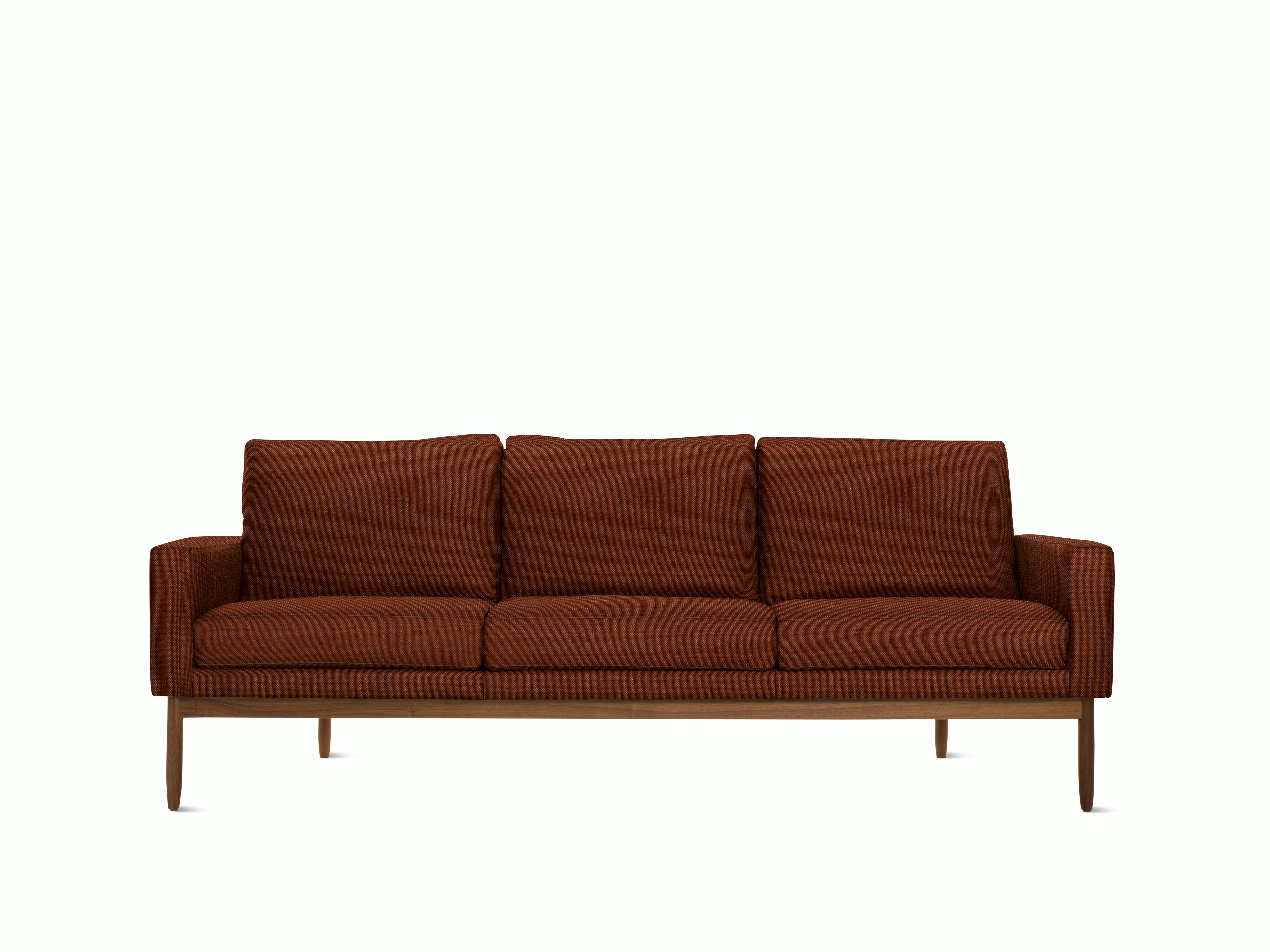 A Raleigh Sofa in Viewed from the front.
