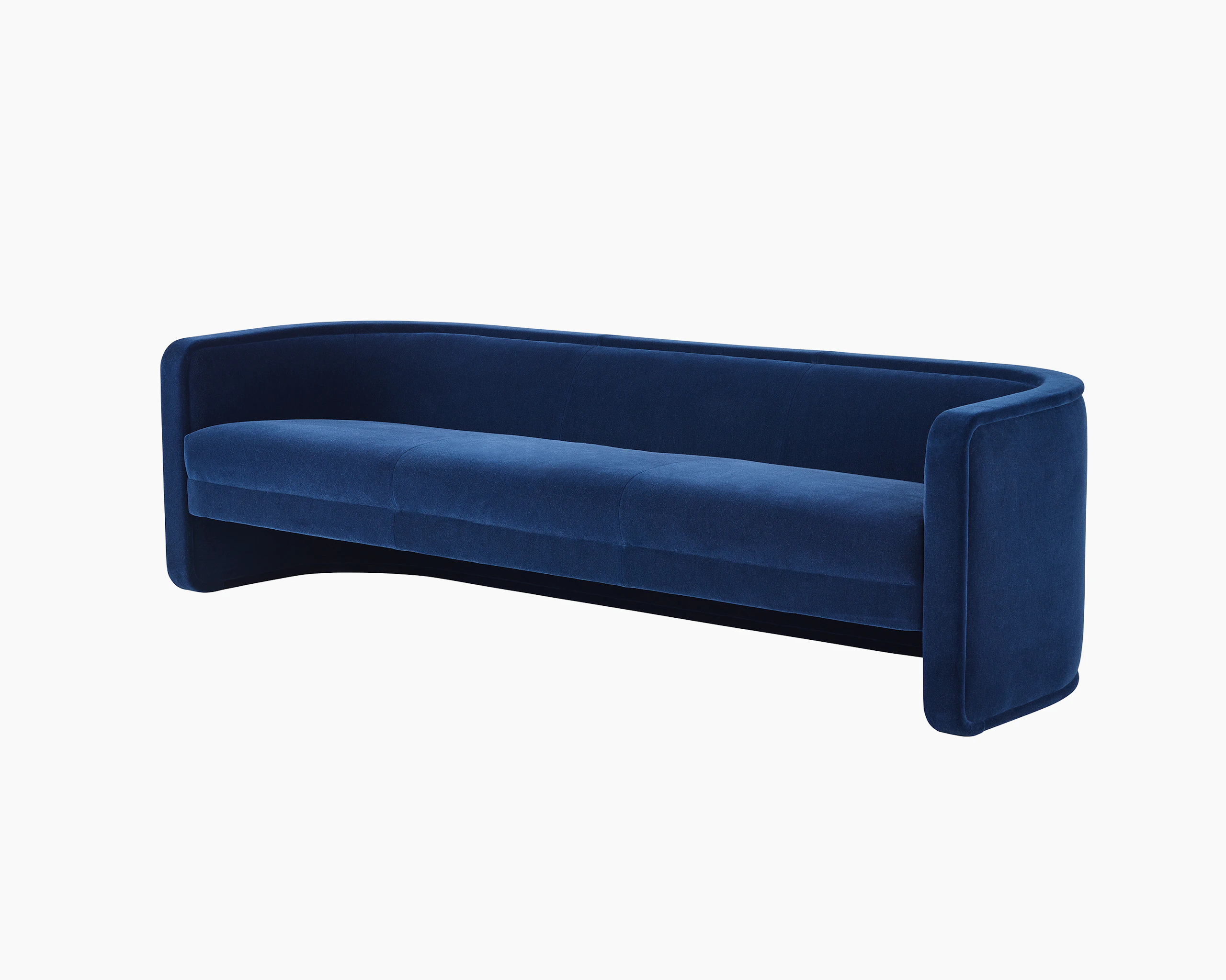 U-Series Sofa upholstered in Maharam Mohair Supreme League.