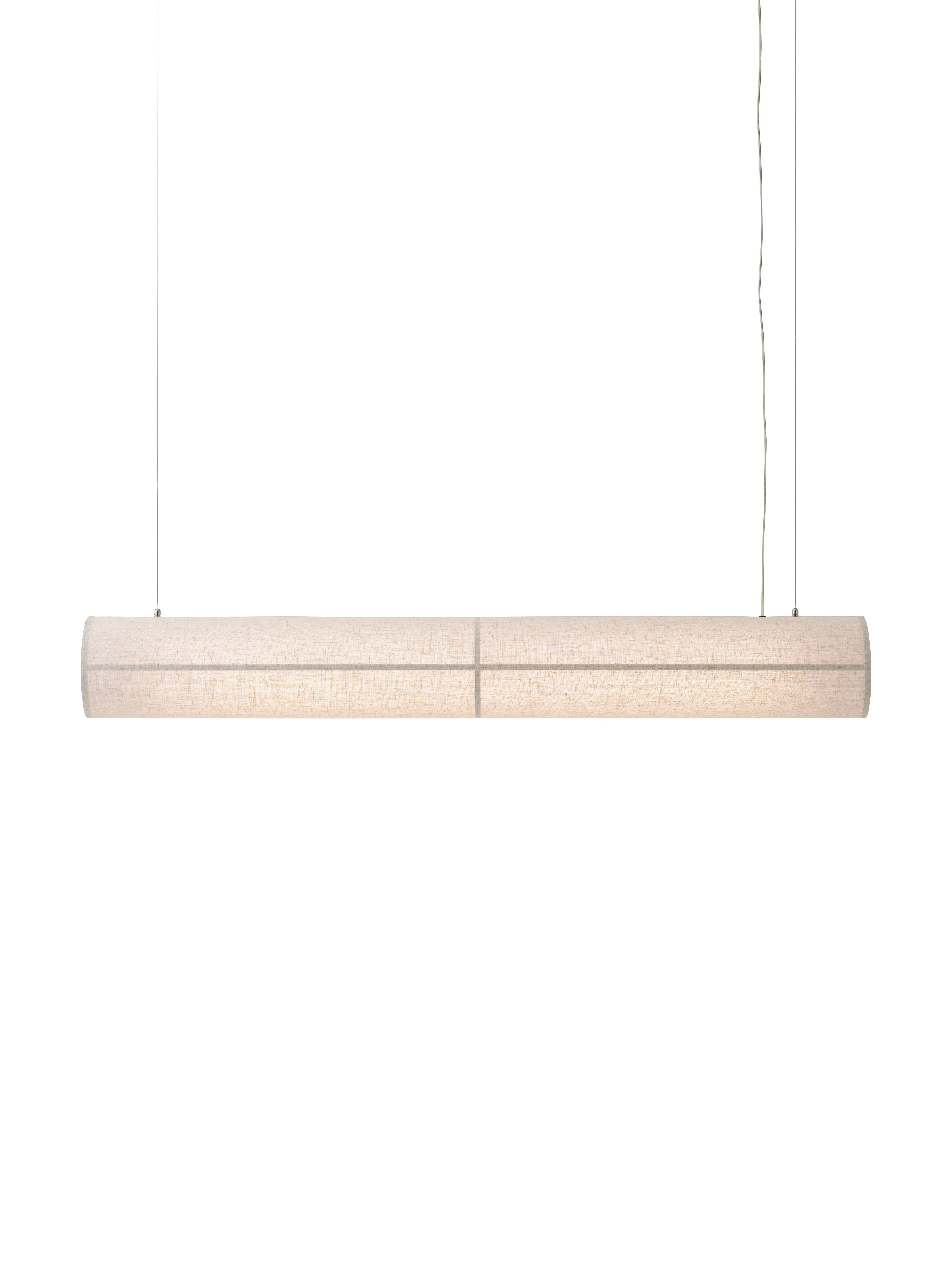 A Hashira Linear Pendant Lamp  viewed from the front.