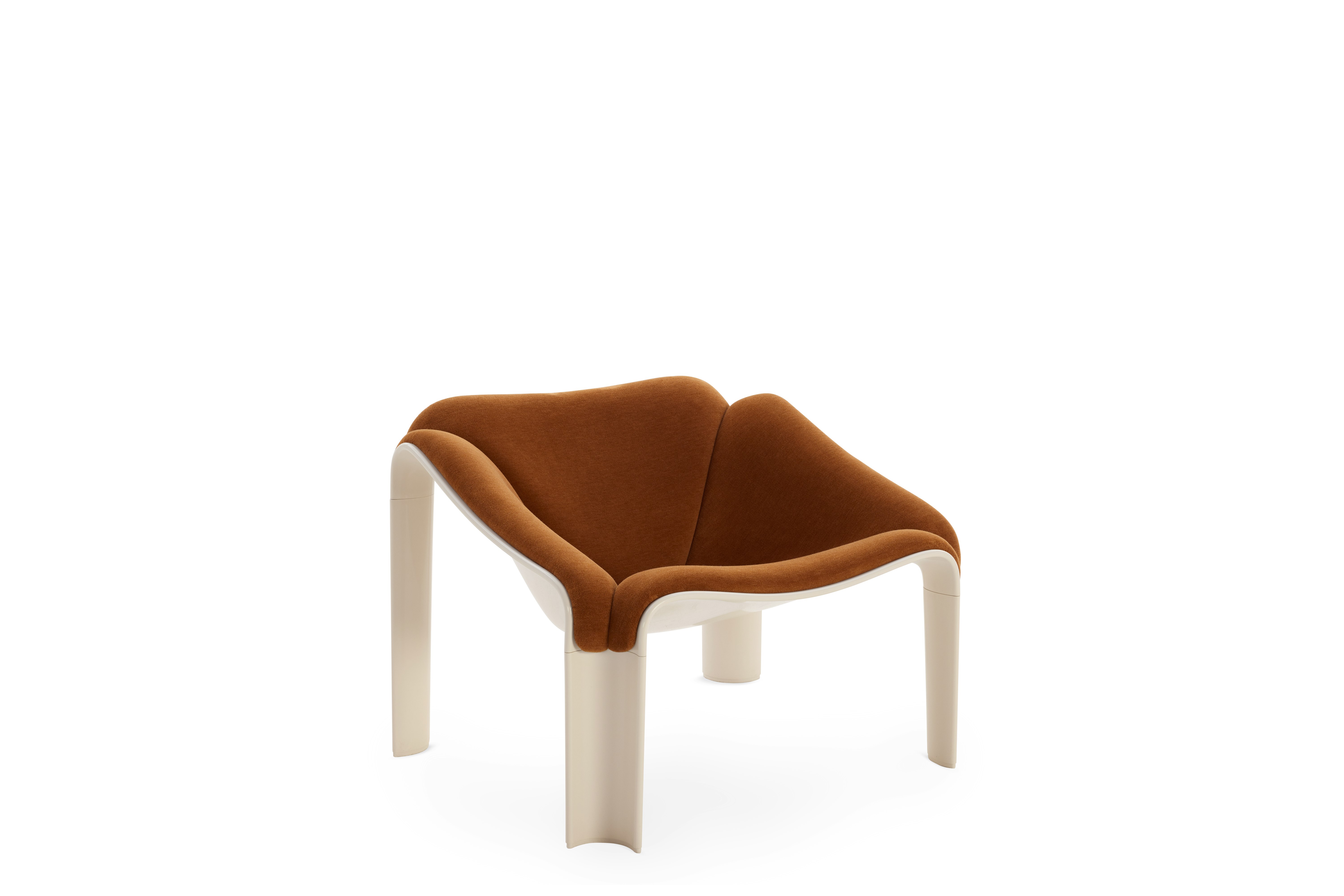 F300 Lounge Chair - alpaca,  scoiattolo,  alabaster white