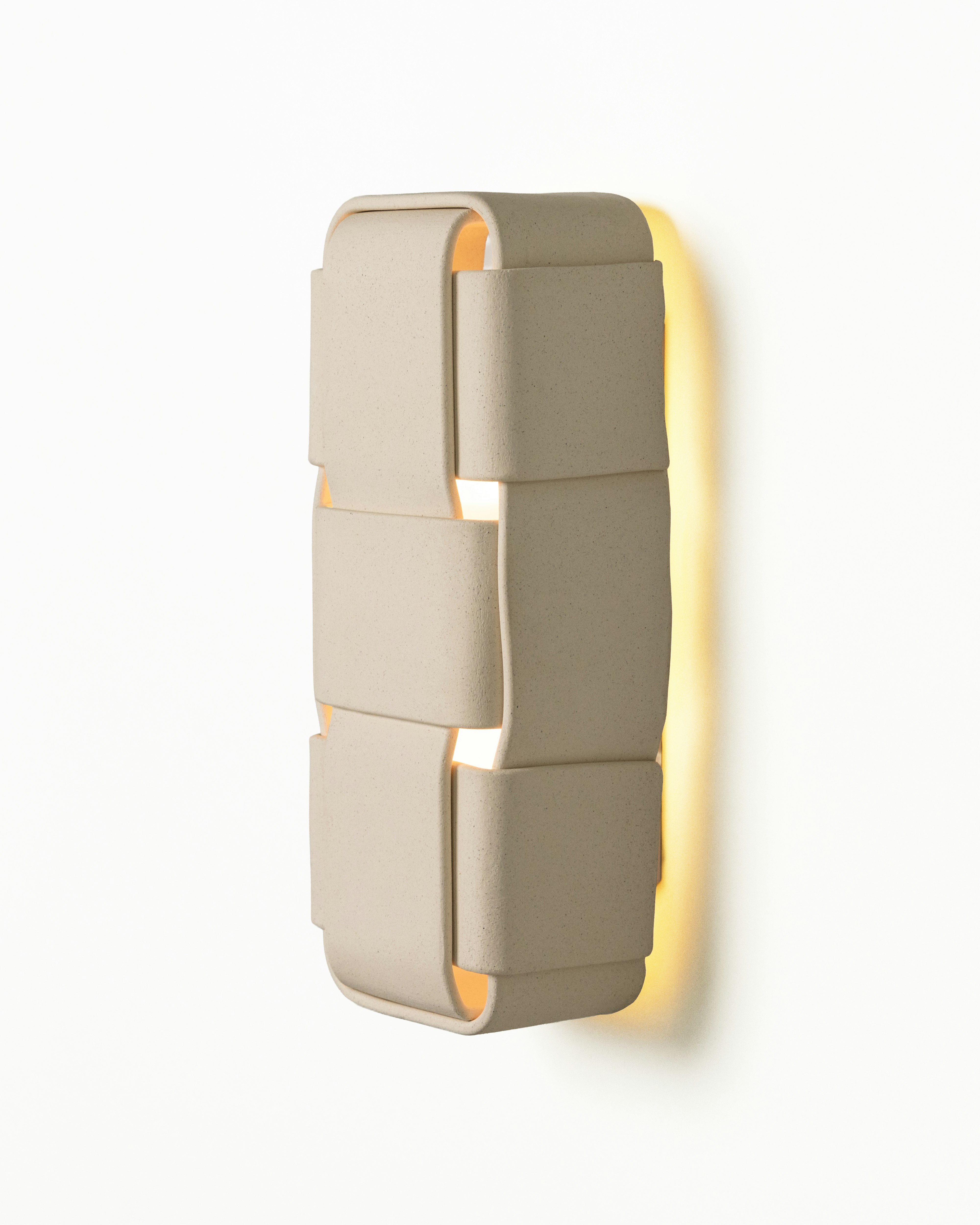 Stria 3 Sconce - Bone