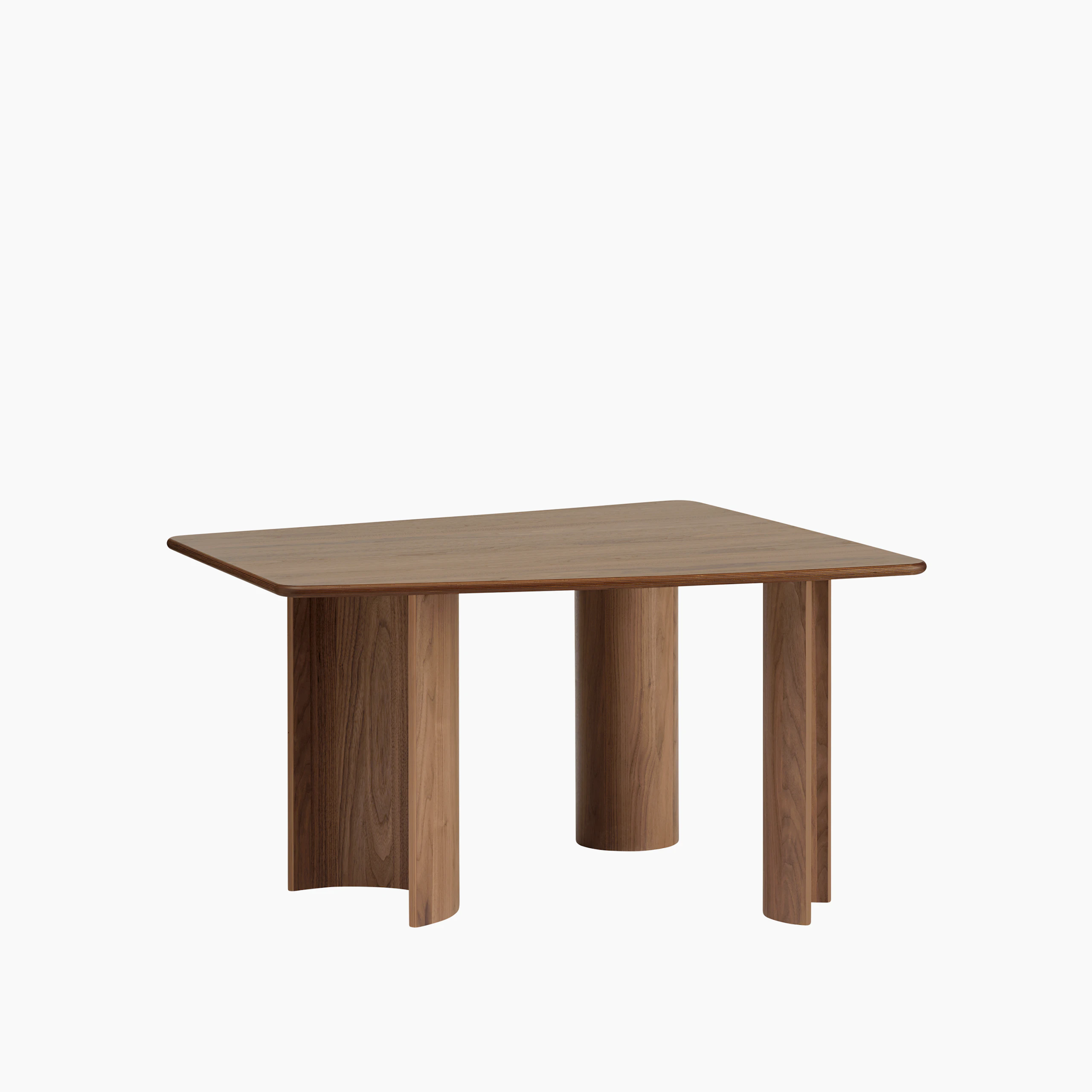 Re-norm Table in Walnut Veneer viewed from Angle
