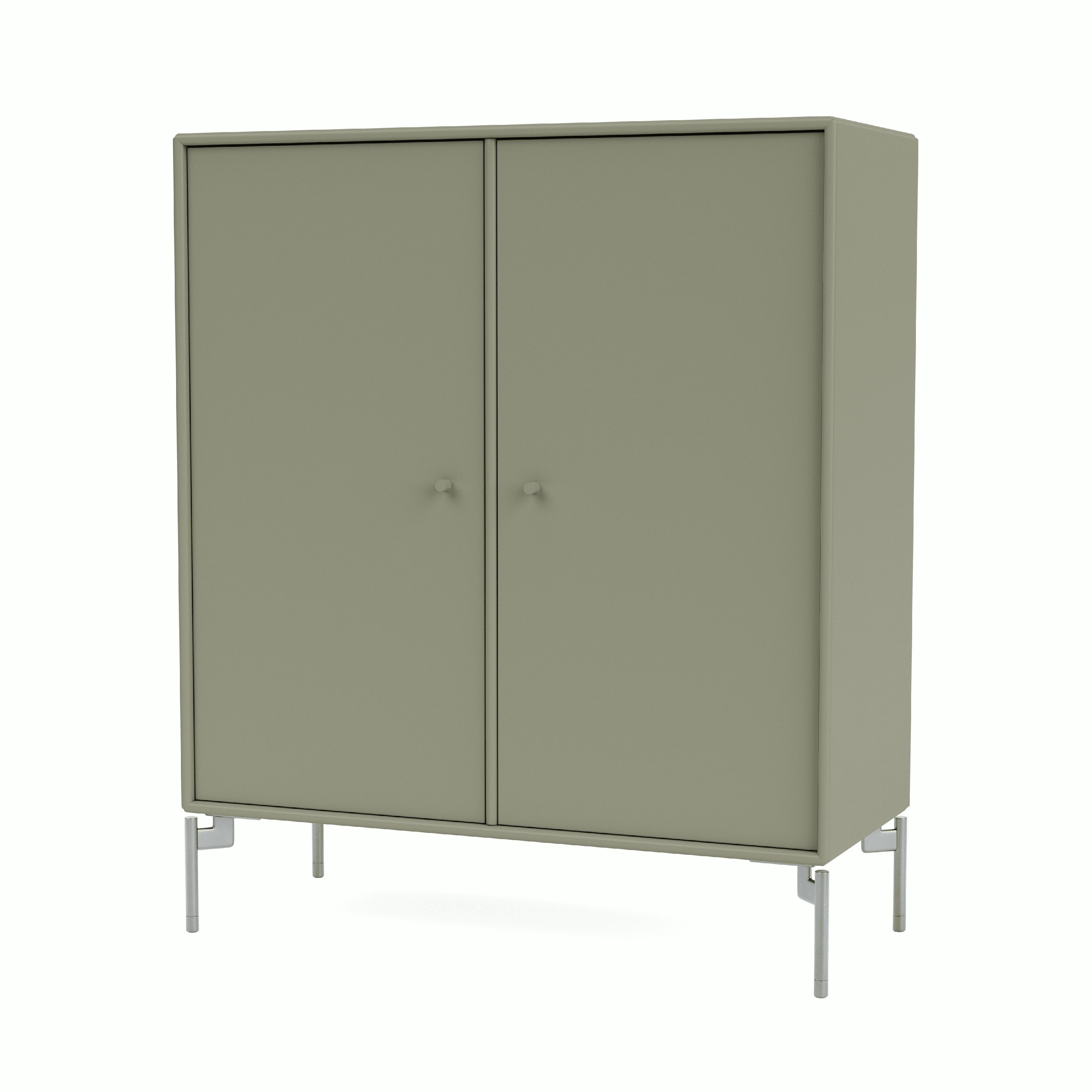 Cover Cabinet - Fennel, with Chrome Legs