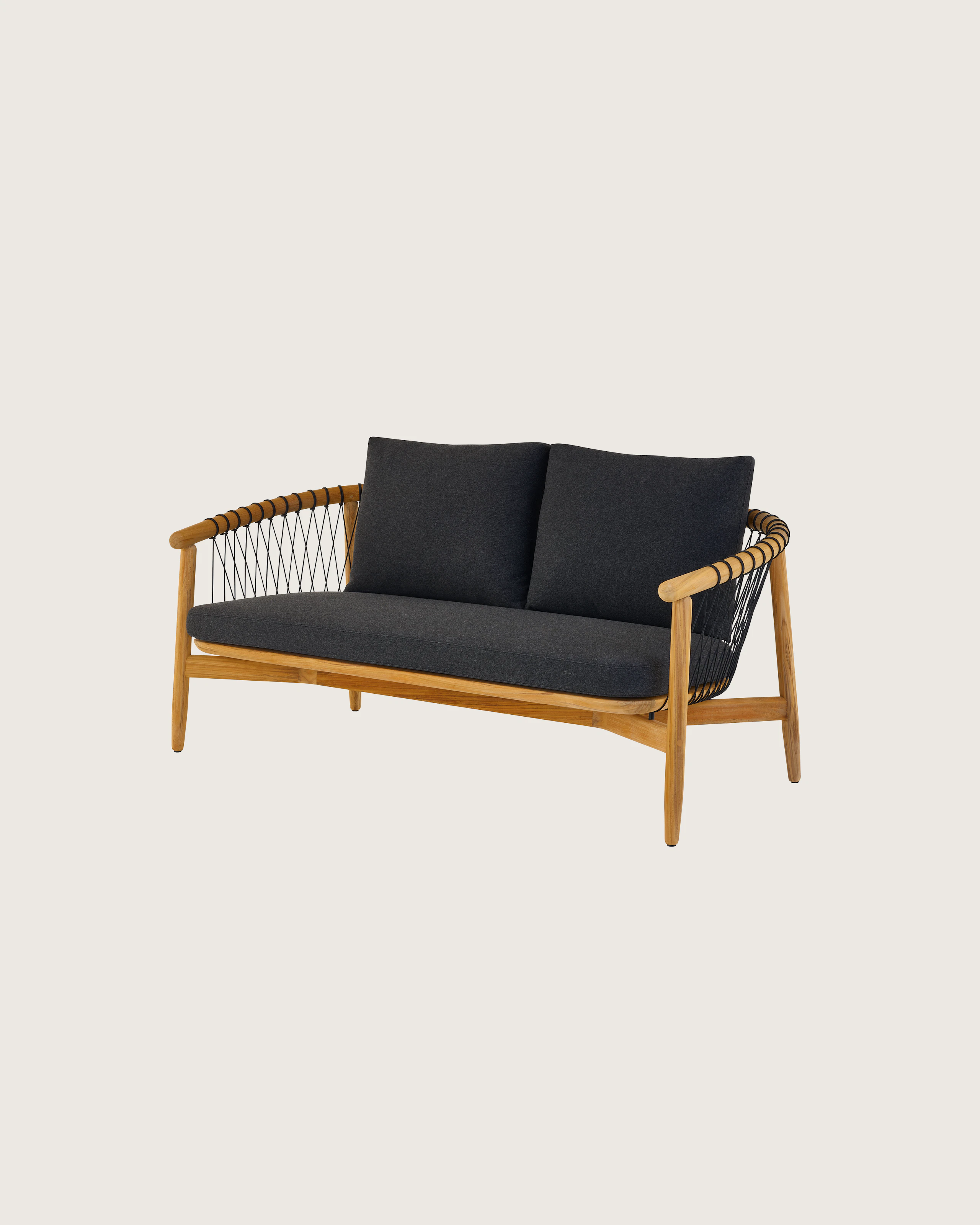 Crosshatch Outdoor Settee.