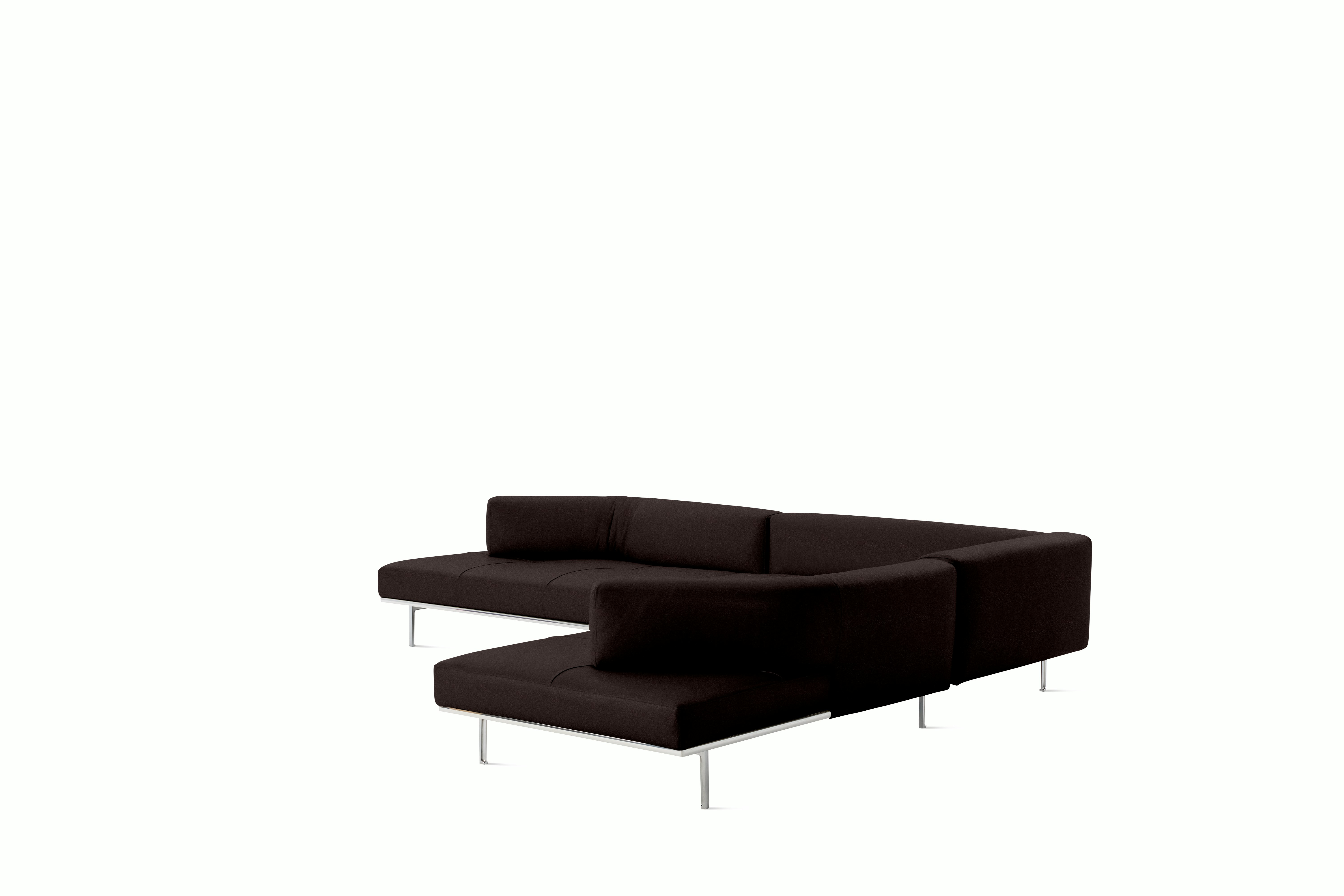 Matic Sectional - MH14 Config -  L-Shaped Sectional,  Left,  Quilted,  Copenhagen,  Bramante,  Chrome