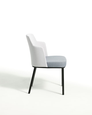 casters side seating mobile upholstered 4-leg 4 leg