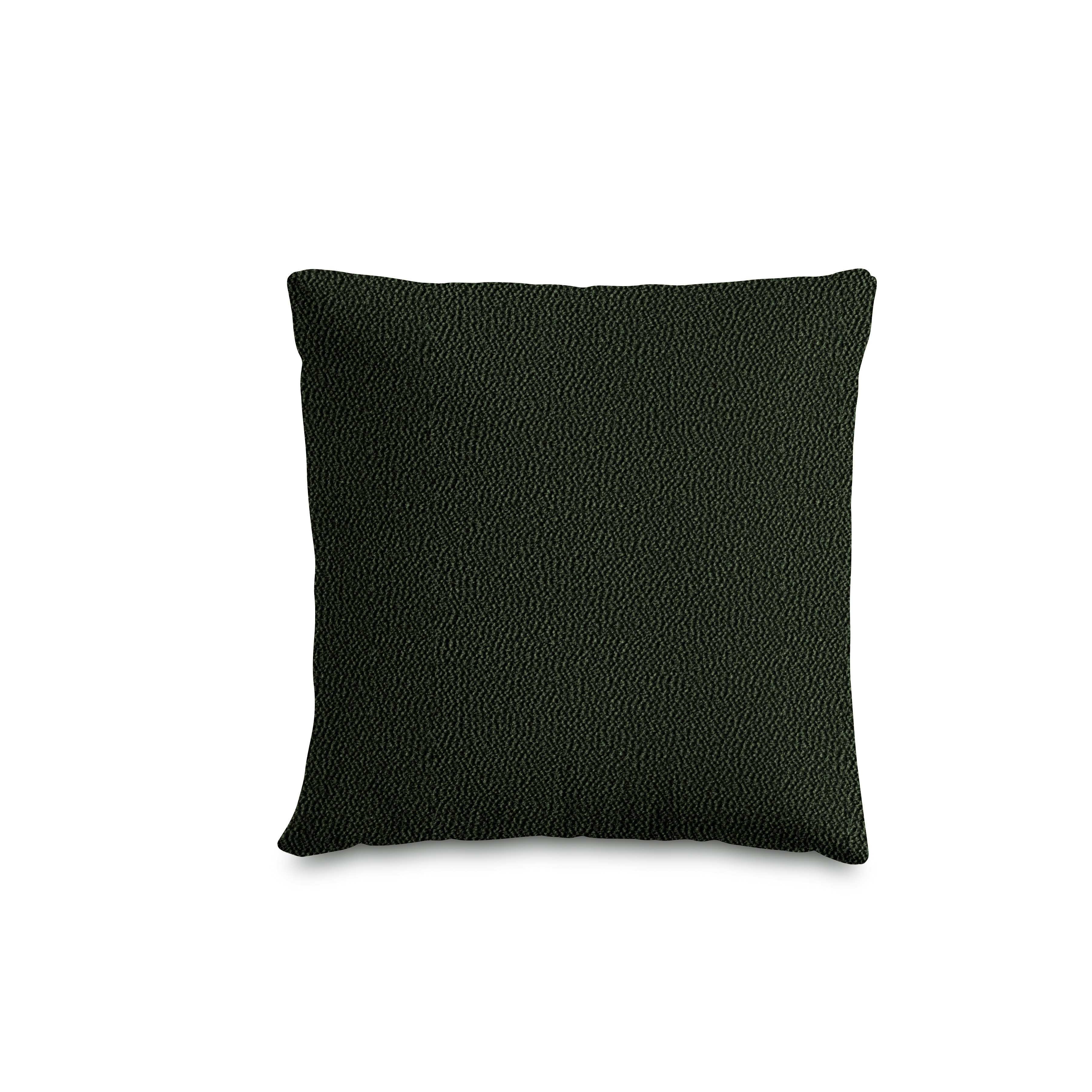 A Como Throw Pillow in Turf: Dark Green viewed from the front.