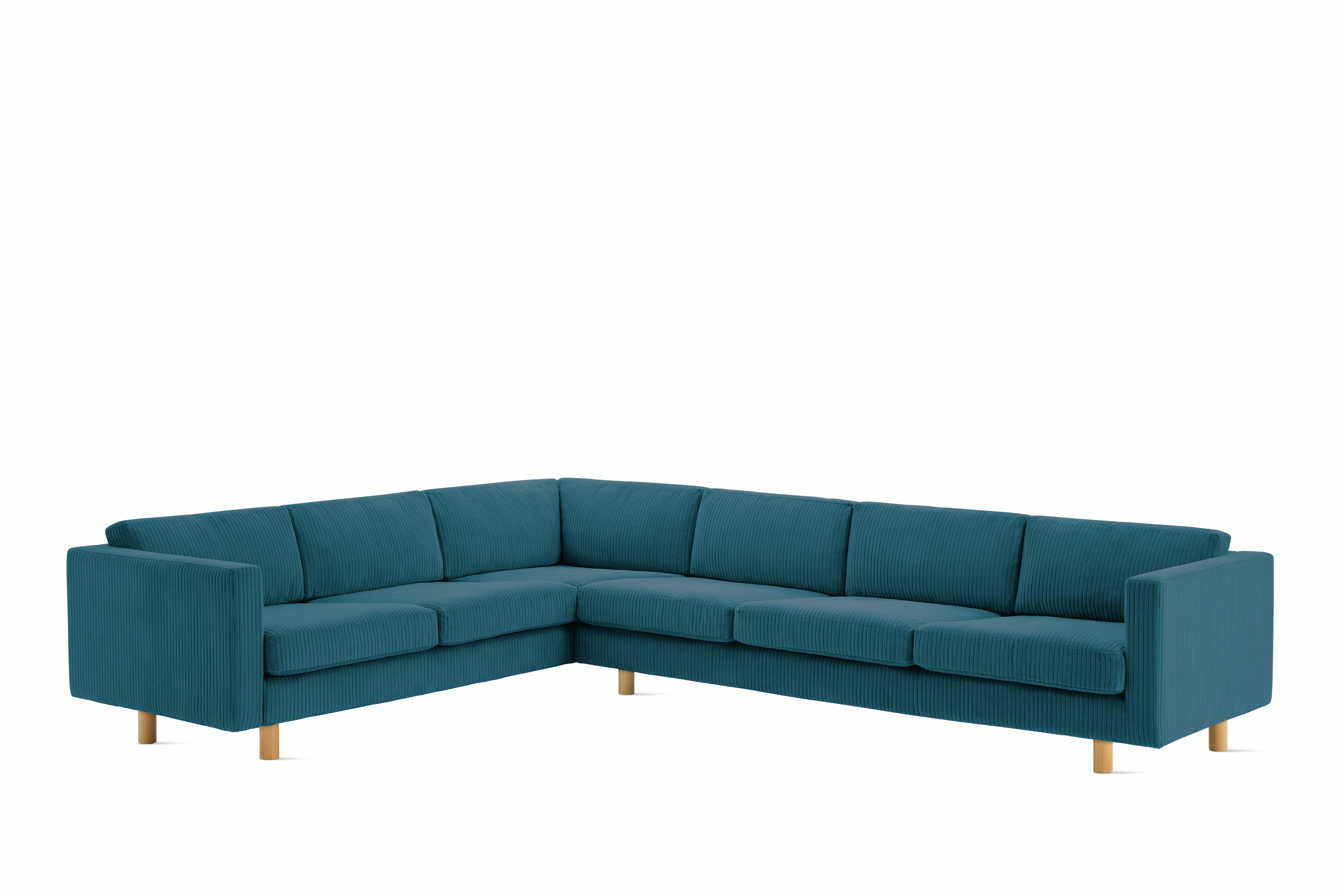 Lispenard Corner Sectional - 15 H,  Left,  Passage,  Mirage,  Oak