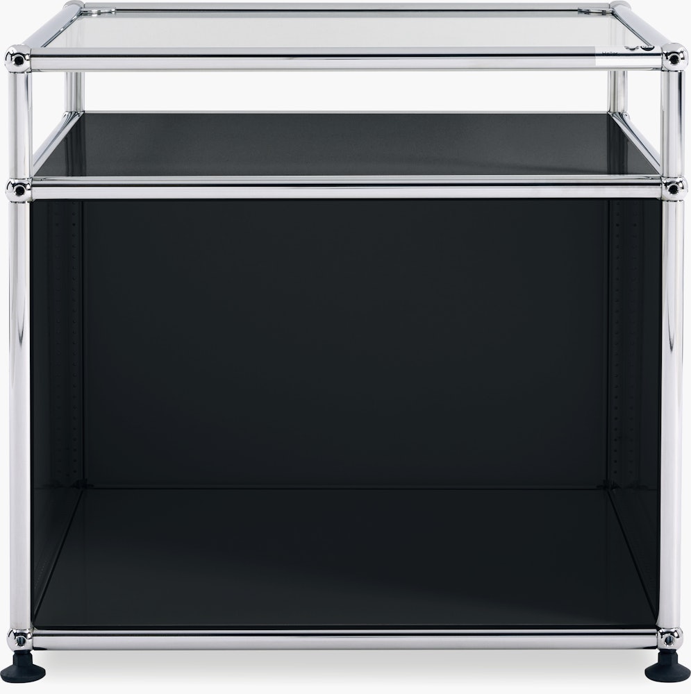 USM Side Table - No Door - black