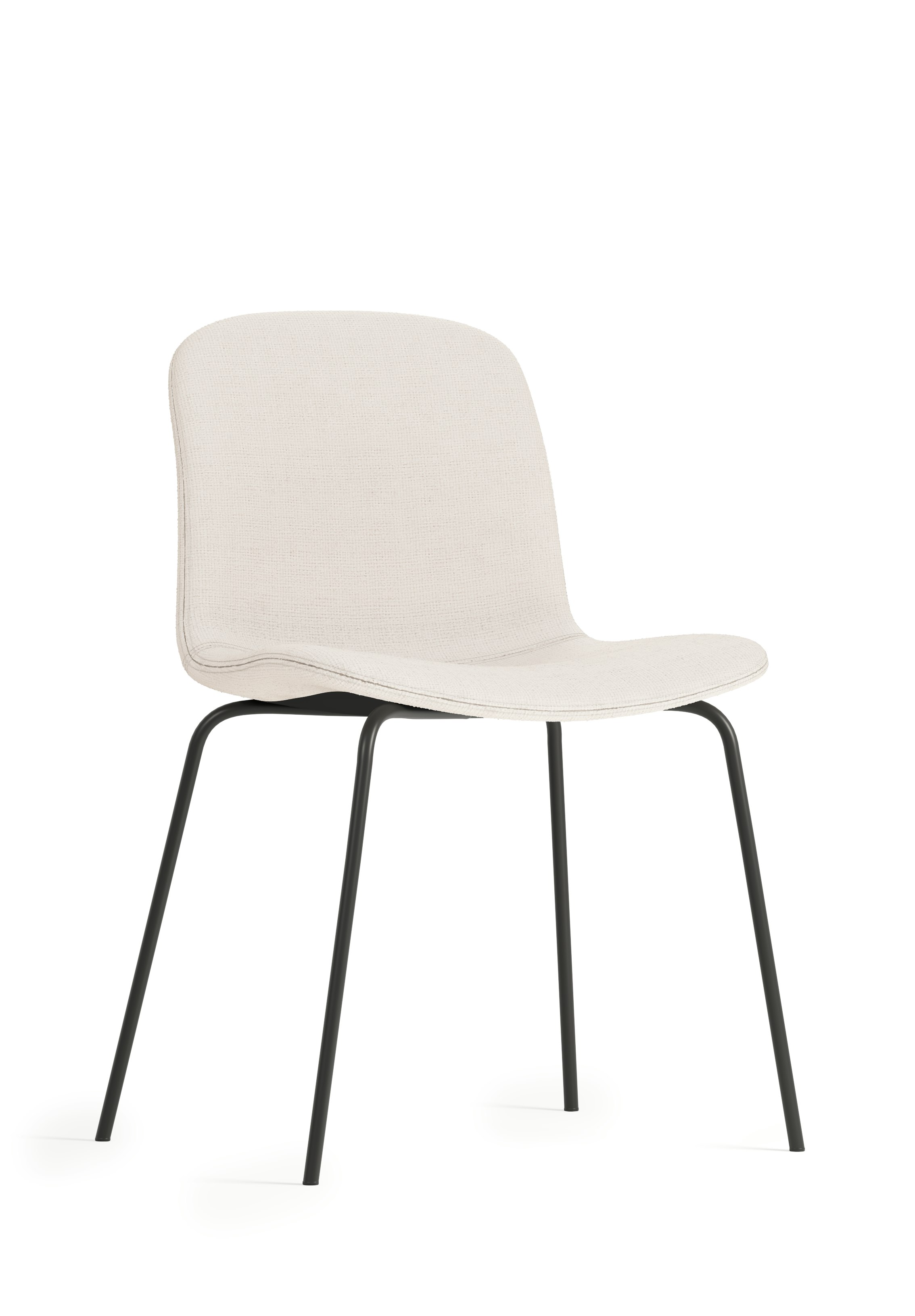 Bacco Chair - Space,  111 Chalk,  Black Tubular Steel