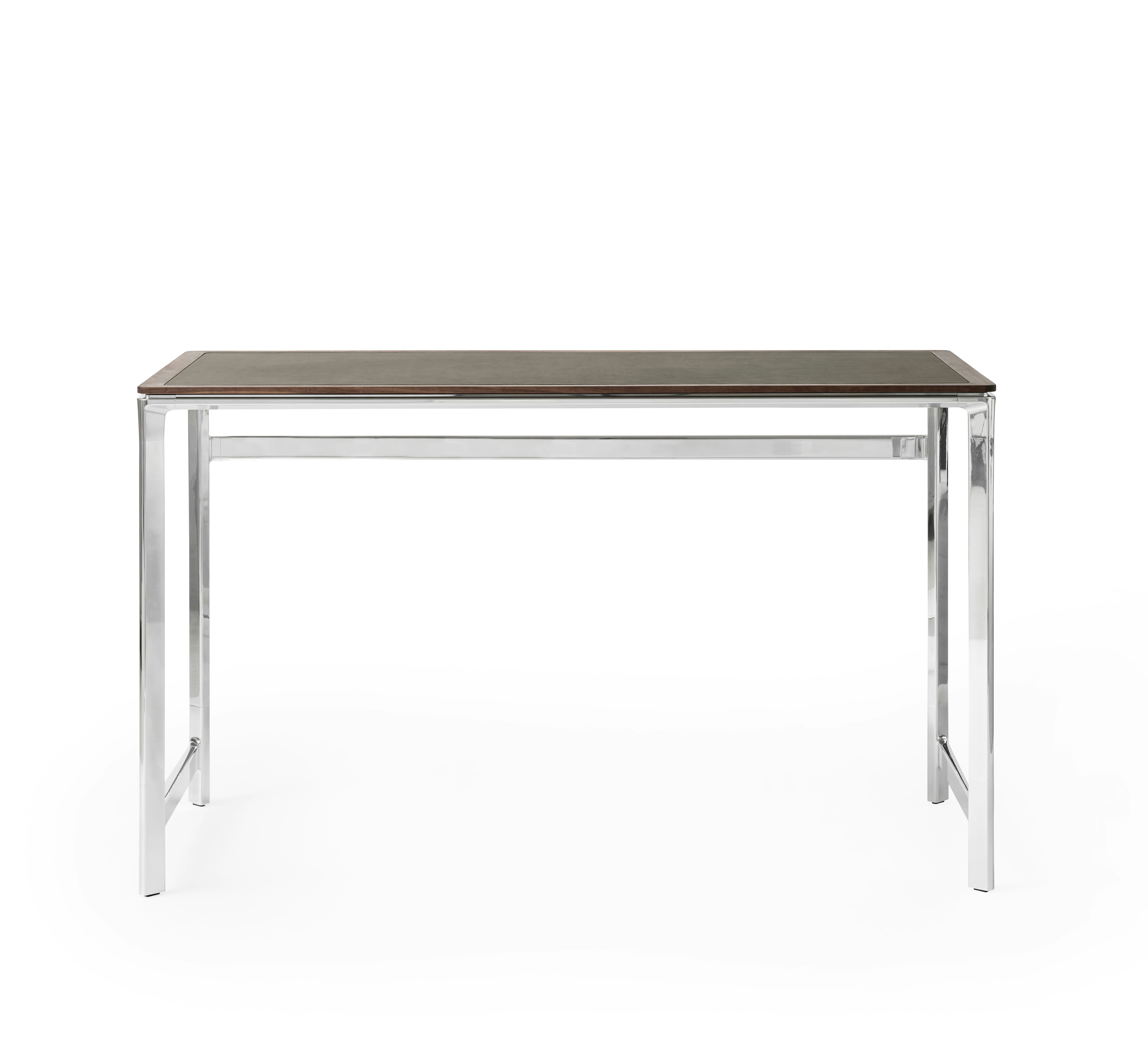 A Vipp430 Studio Desk Viewed from the front.