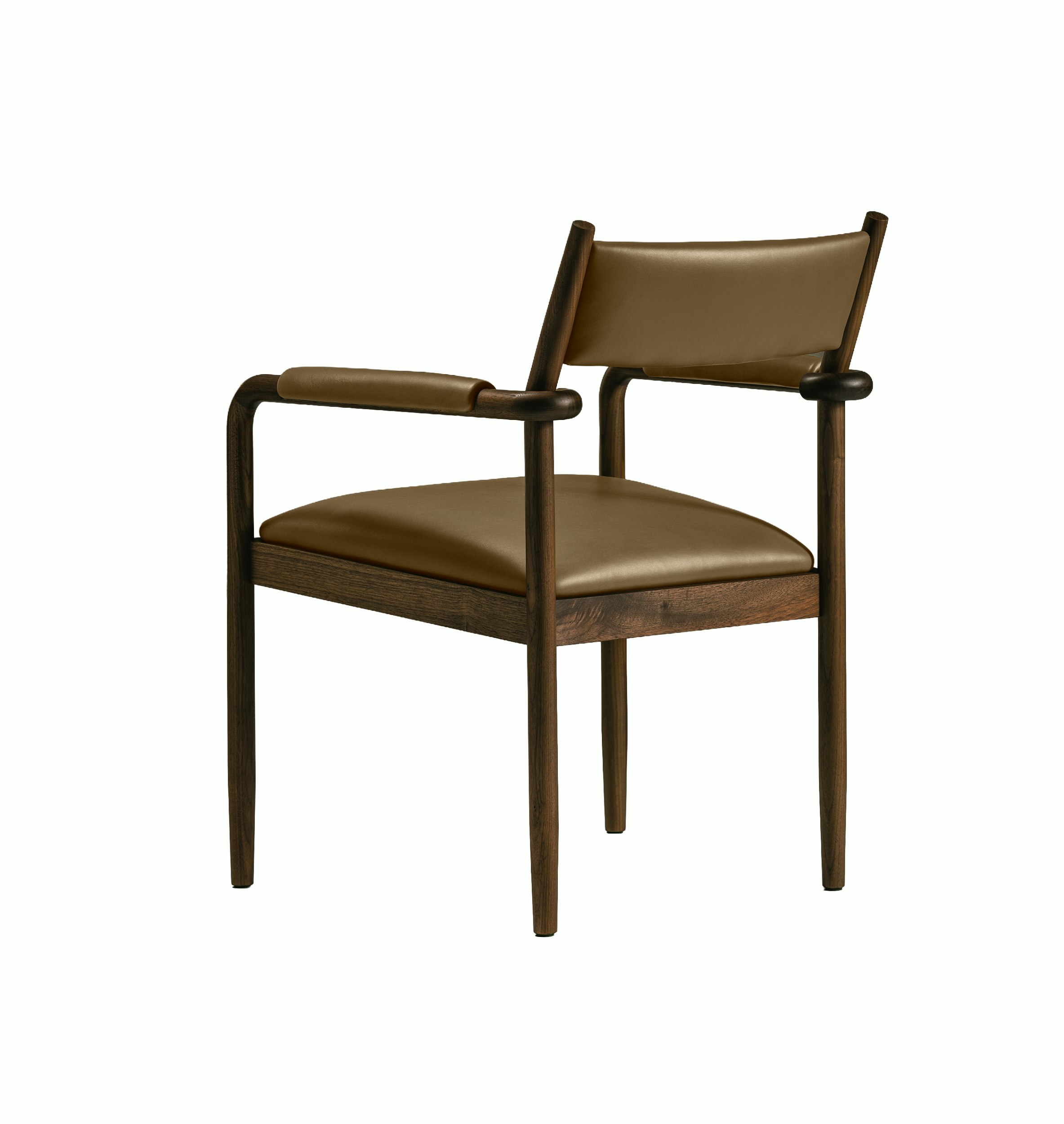 Lexington Armchair  in Walnut and Copenhagen Leather Amaliehaven