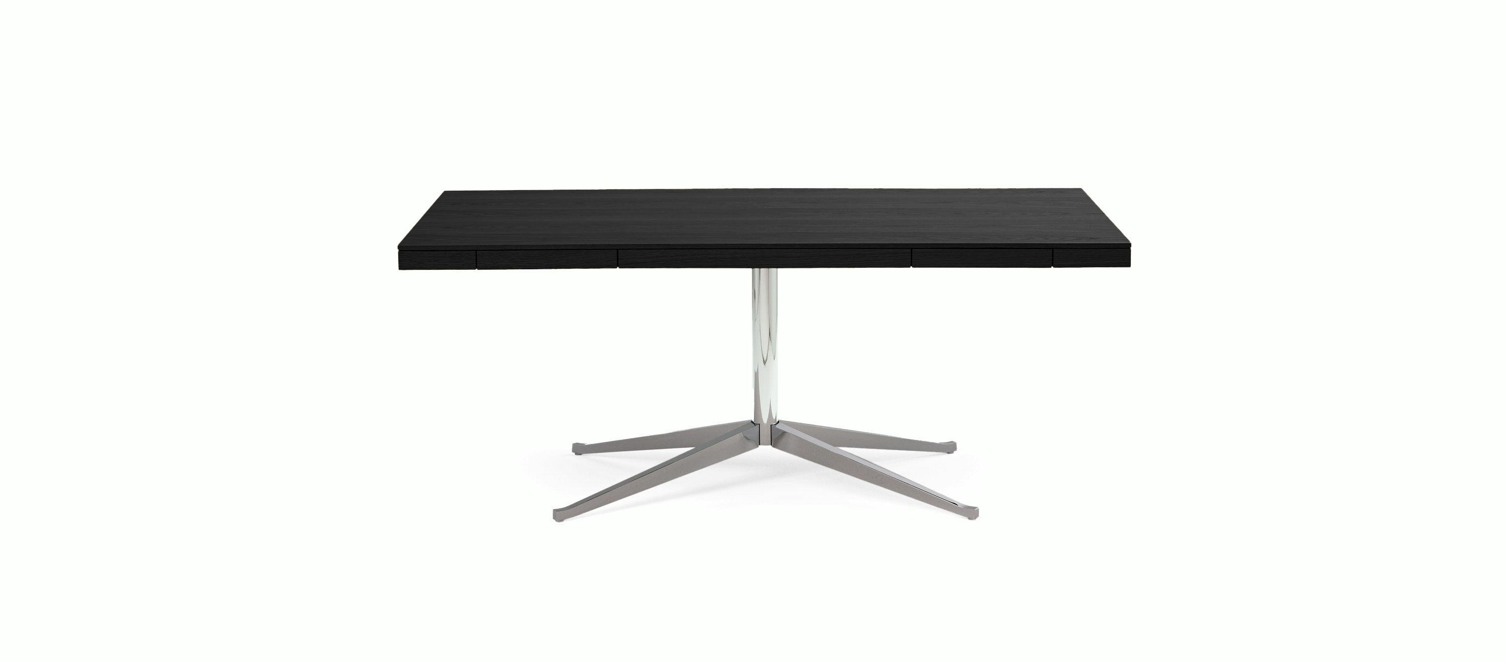 Florence Knoll Executive Desk - Ebonized Oak
