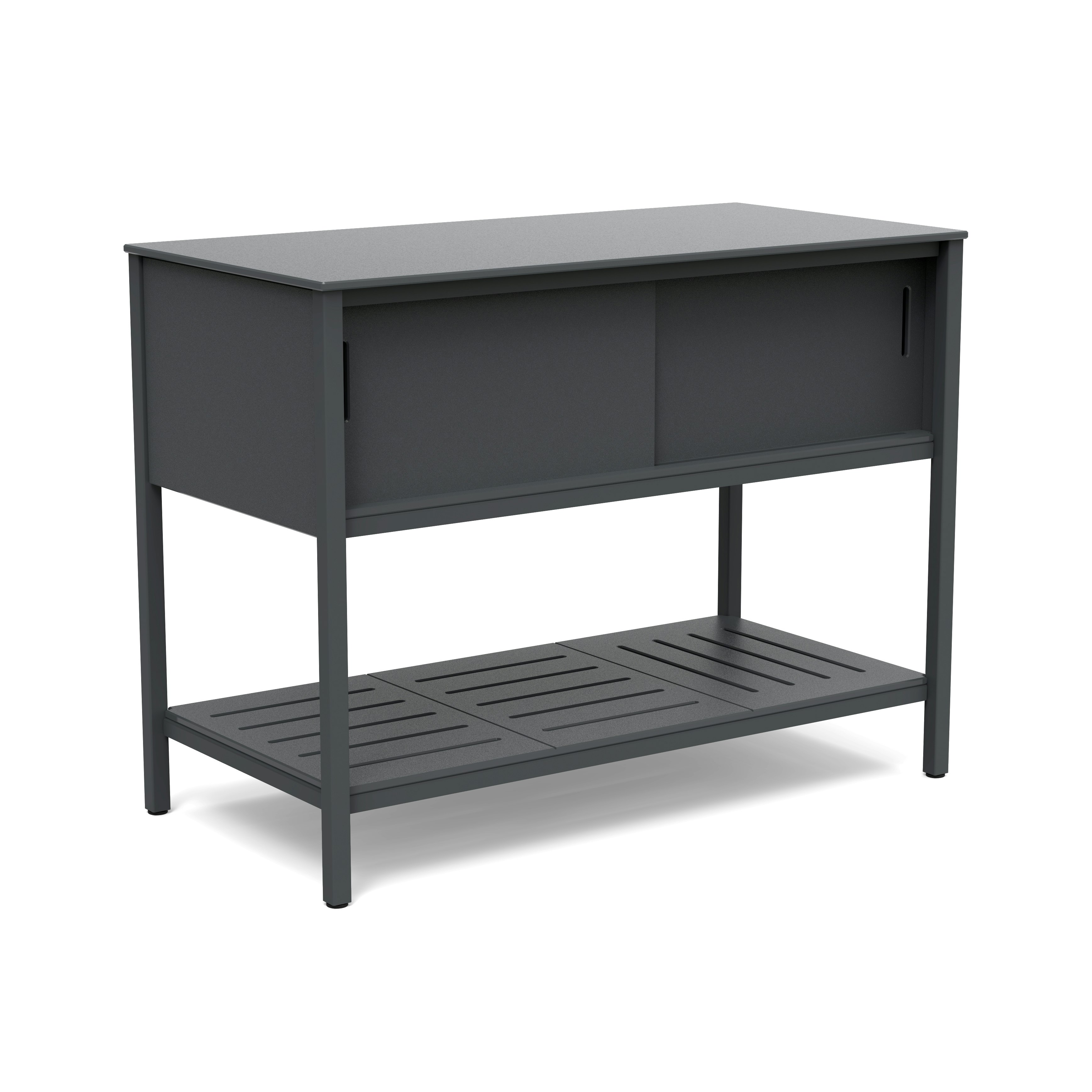 A La Carte Cabinet - Half, Charcoal