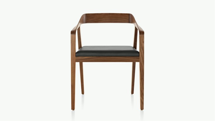 Brown and black Full Twist Chair by Geiger.