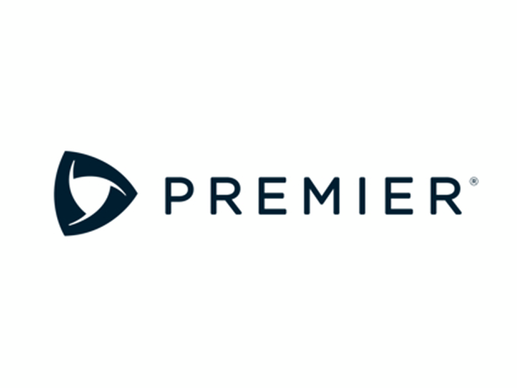 Blue Premier logo.