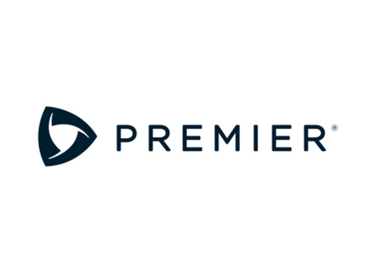 Blue Premier logo.