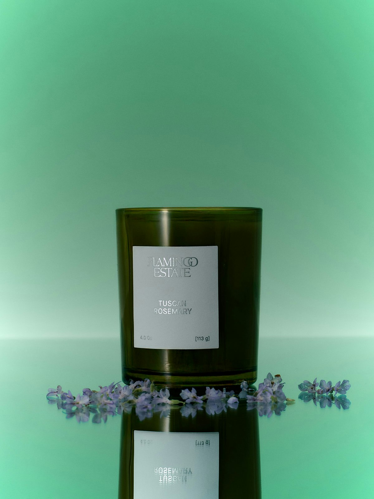 Flamingo Estate 8oz Scented Candle - Tuscan Rosemary