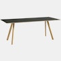 Copenhague 30 Dining Table 2.0 - Black / Oak, 78.75