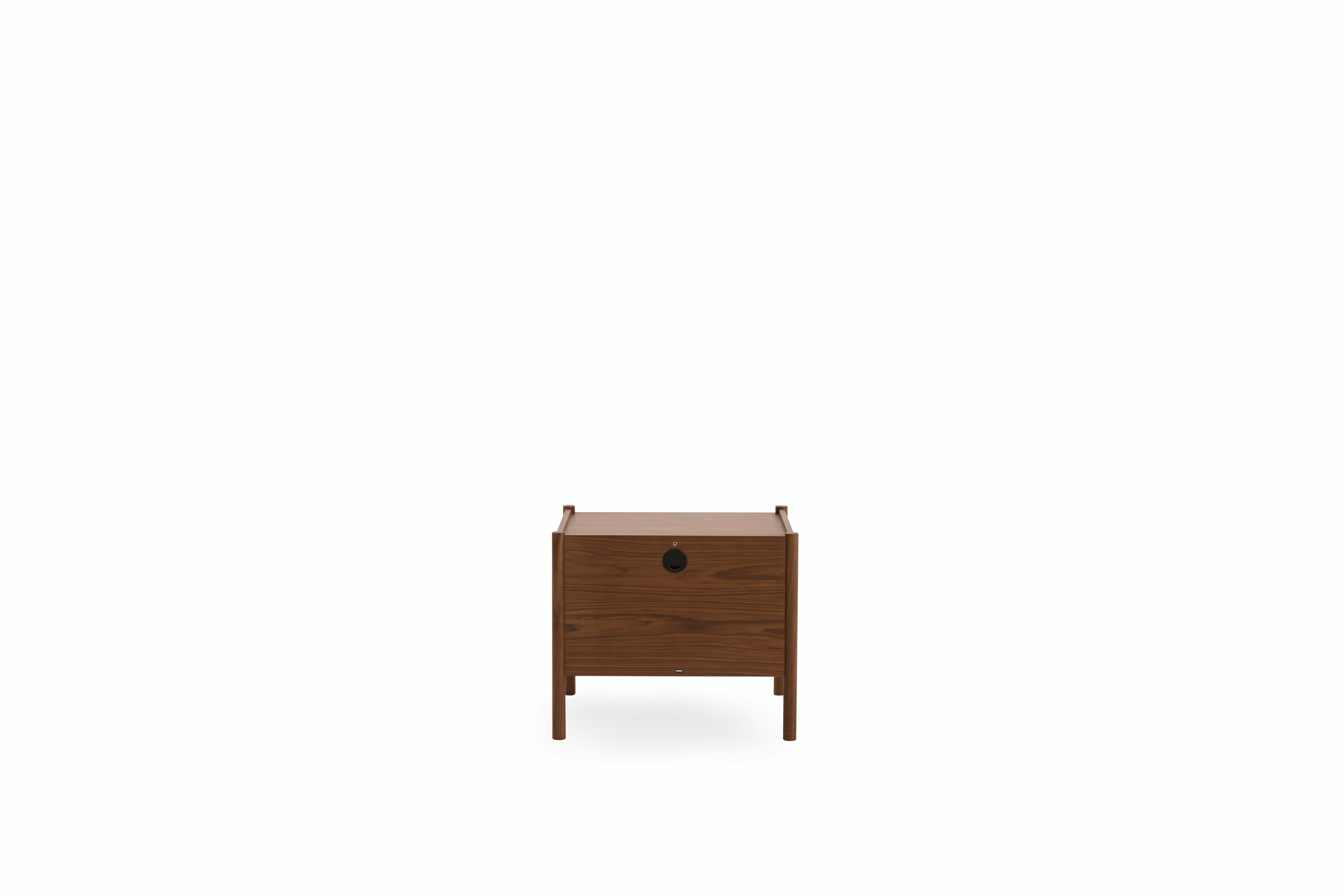 Pala Bedside Table - Walnut