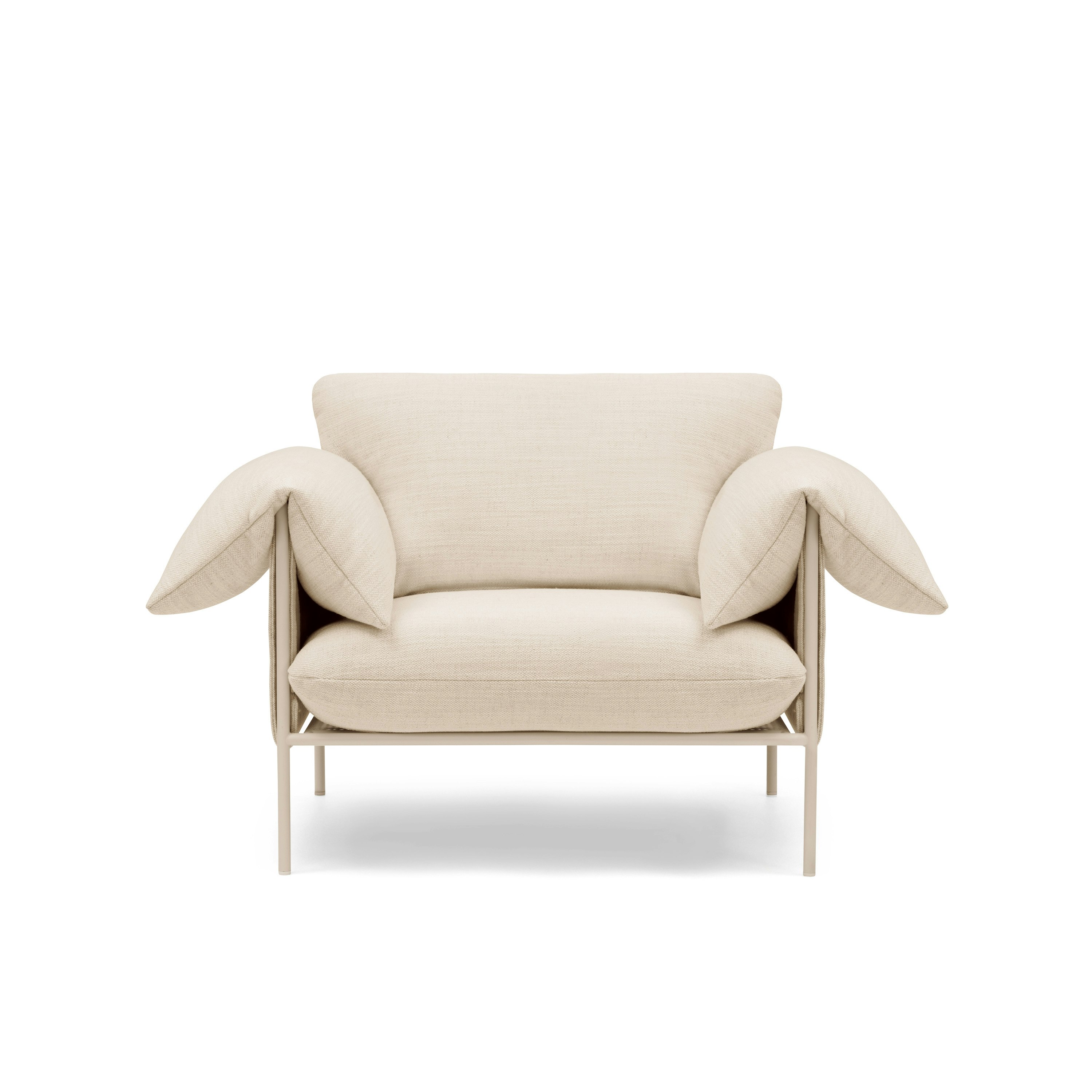 Alva Occasional Chair Nougat Frame Hyams Sable