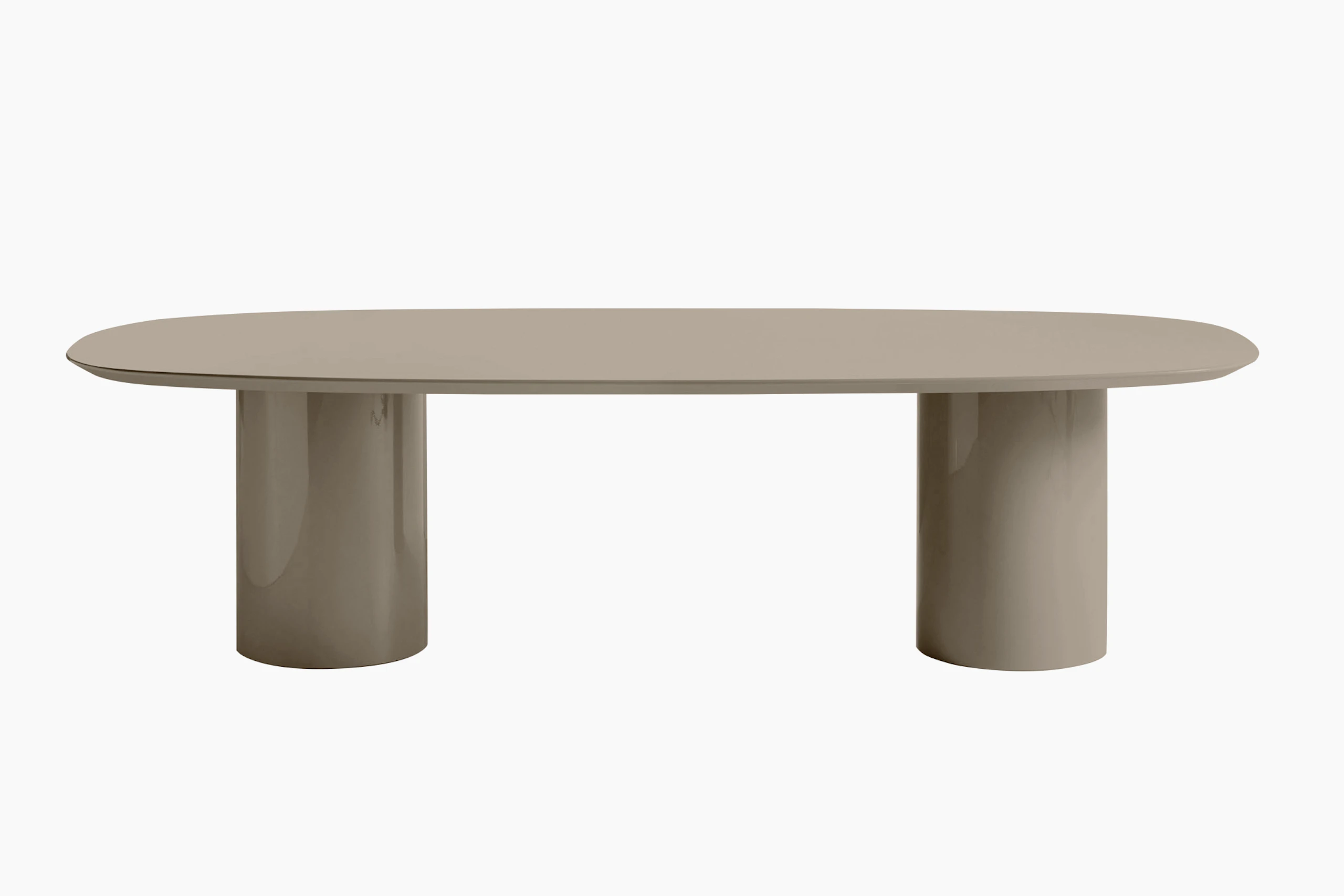 Myon Dining Table - Oval, 94", Truffle"