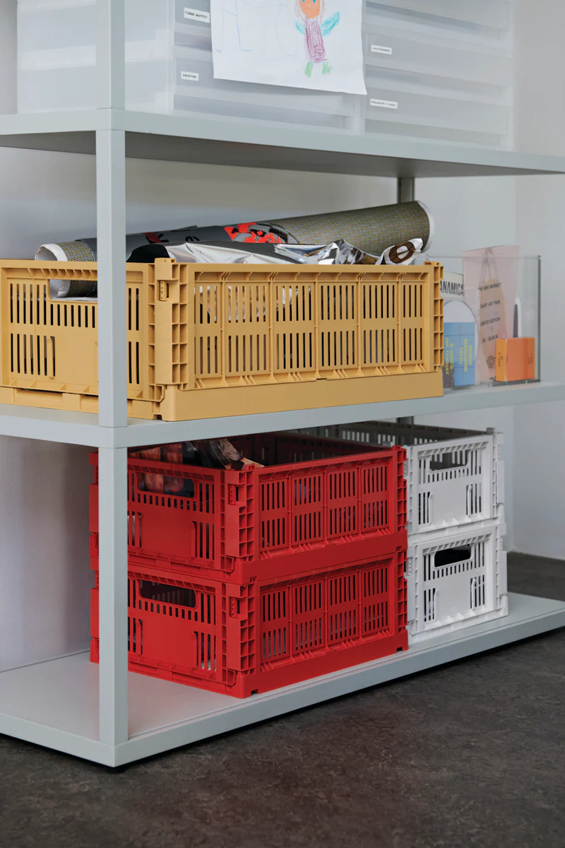 Green Made Crate Rack Recycled Colour Crate – Design Within Reach