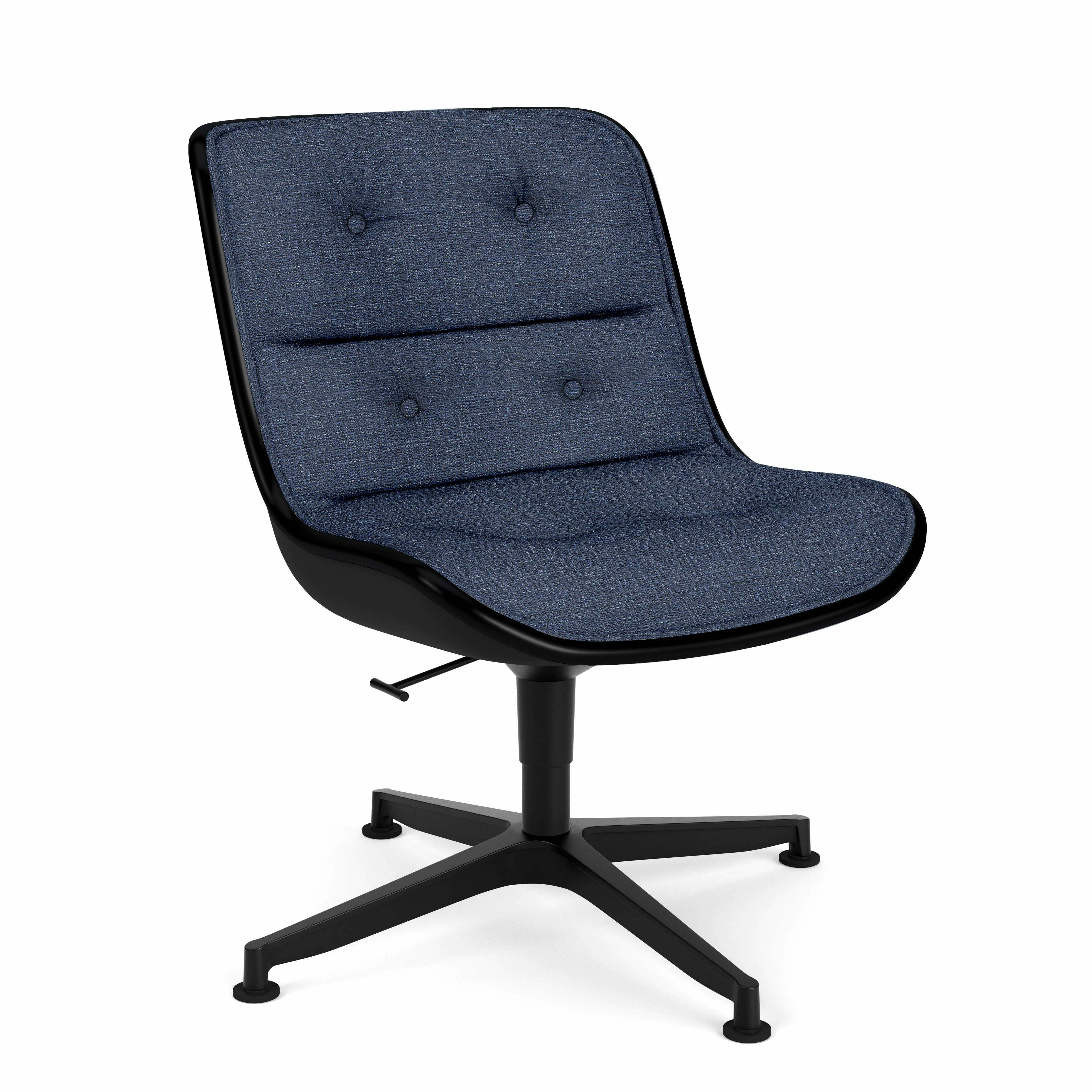 Pollock Executive Side Chair - 4 Star,  Black,  Diva,  Songbird