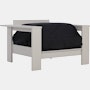 Pepin Outdoor Lounge Chair Cover - black
