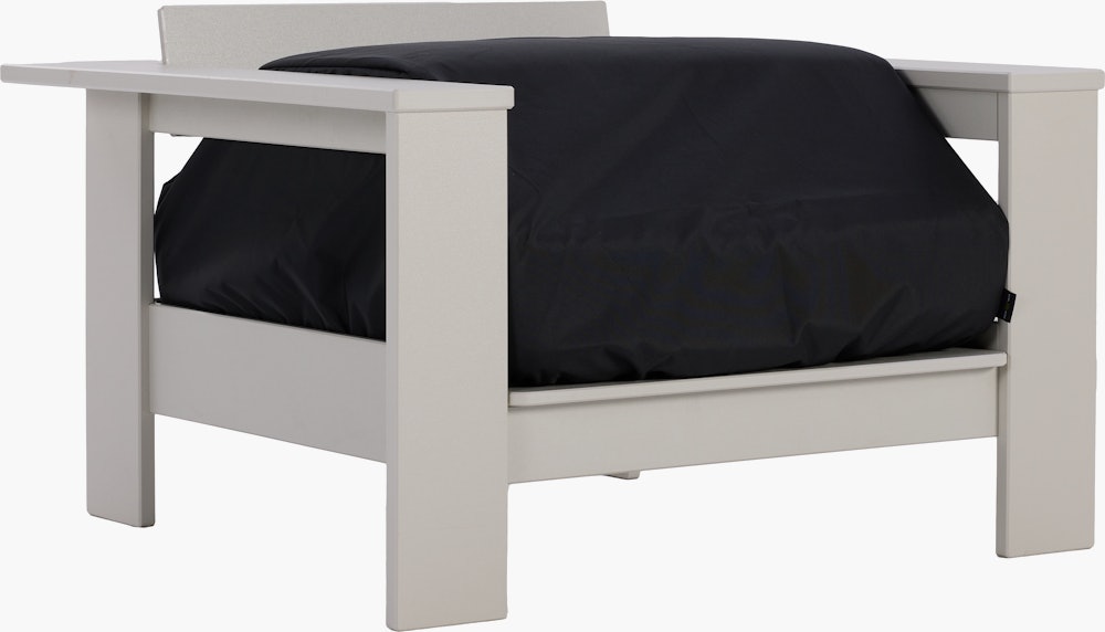 Pepin Outdoor Lounge Chair Cover - black