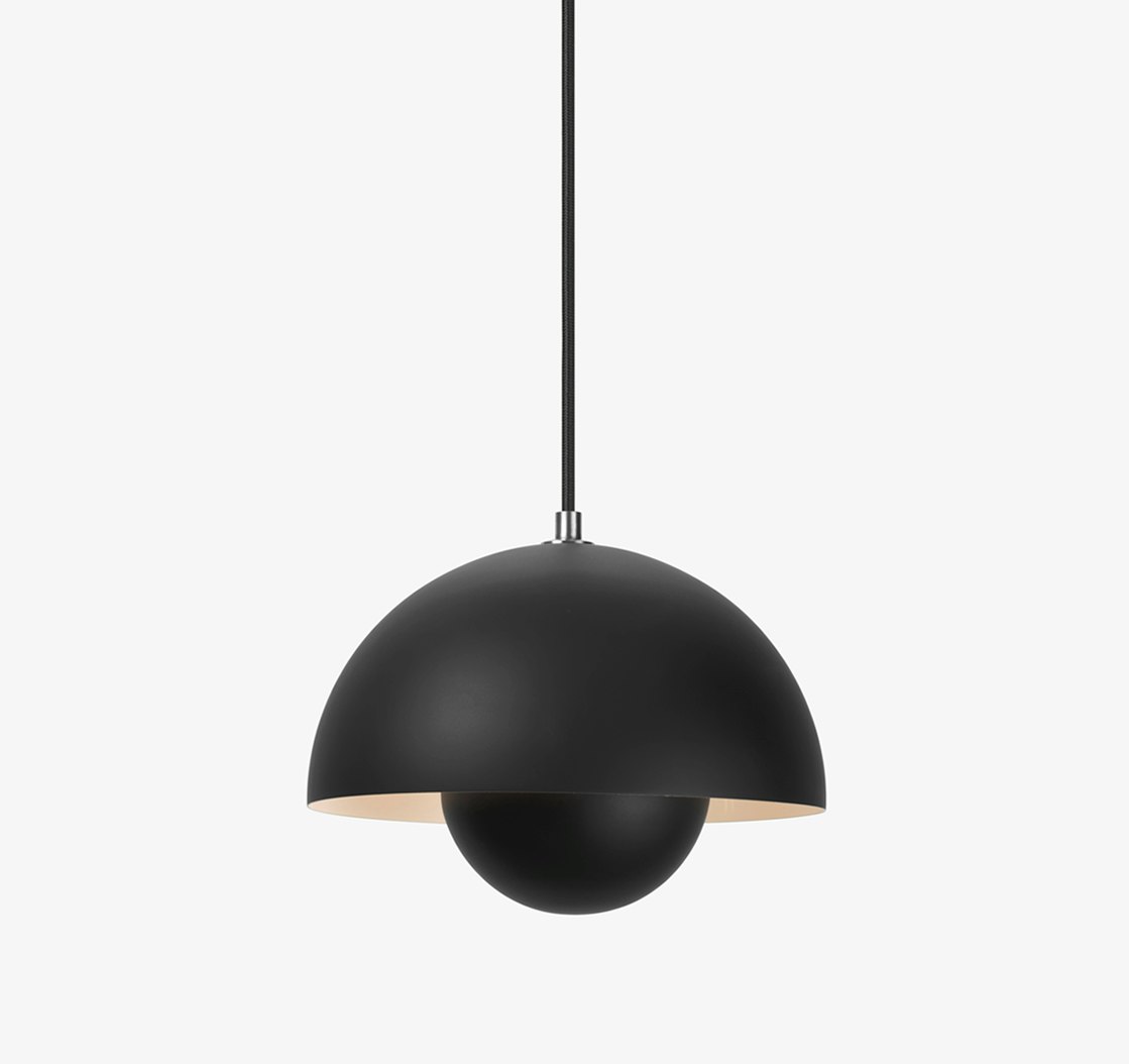 VP1 Flowerpot Pendant - Matte Black