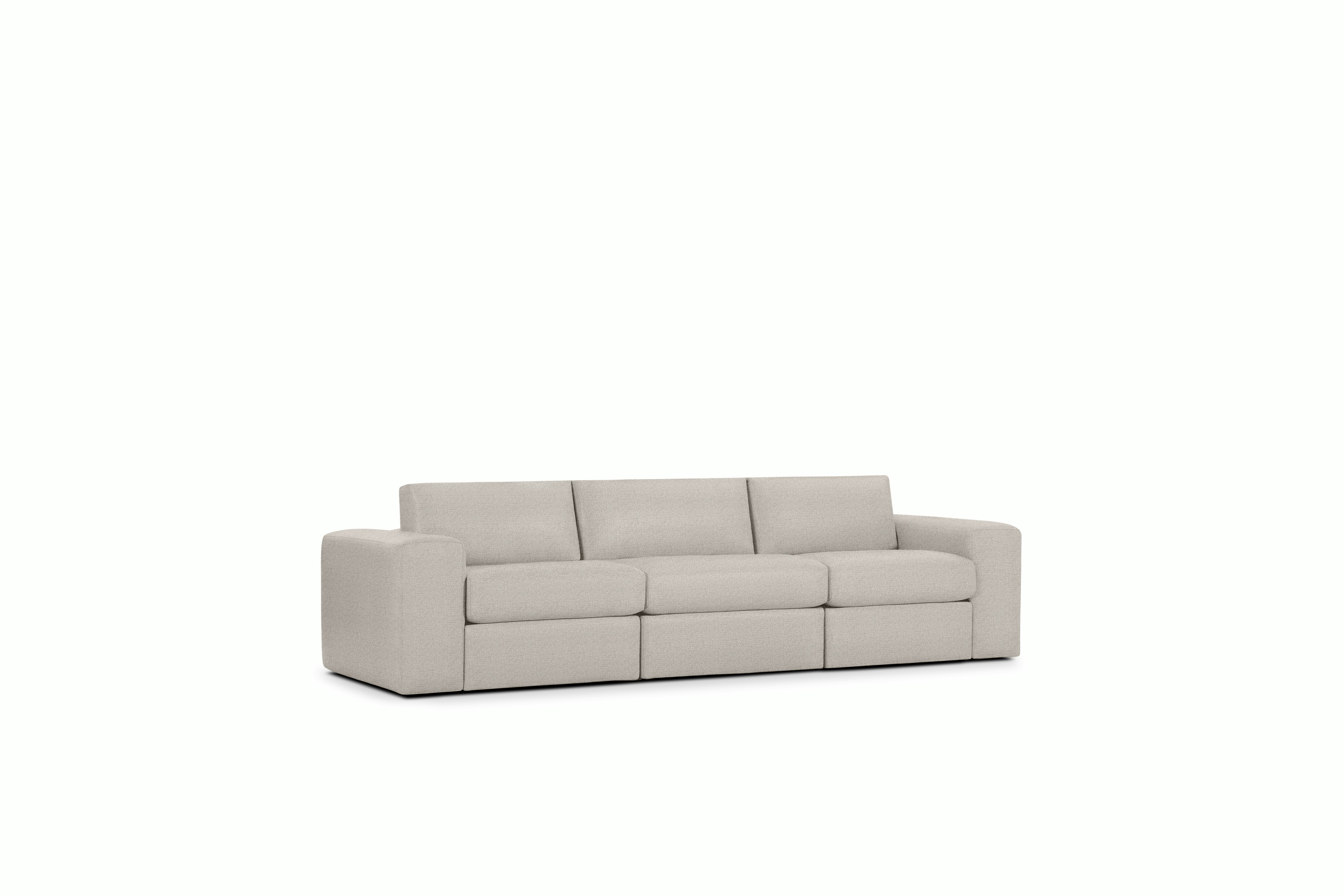 Irvin Sofa - Three-Seater,  Pebble Weave,  Buff