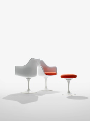 Saarinen Tulip Chairs and Stool