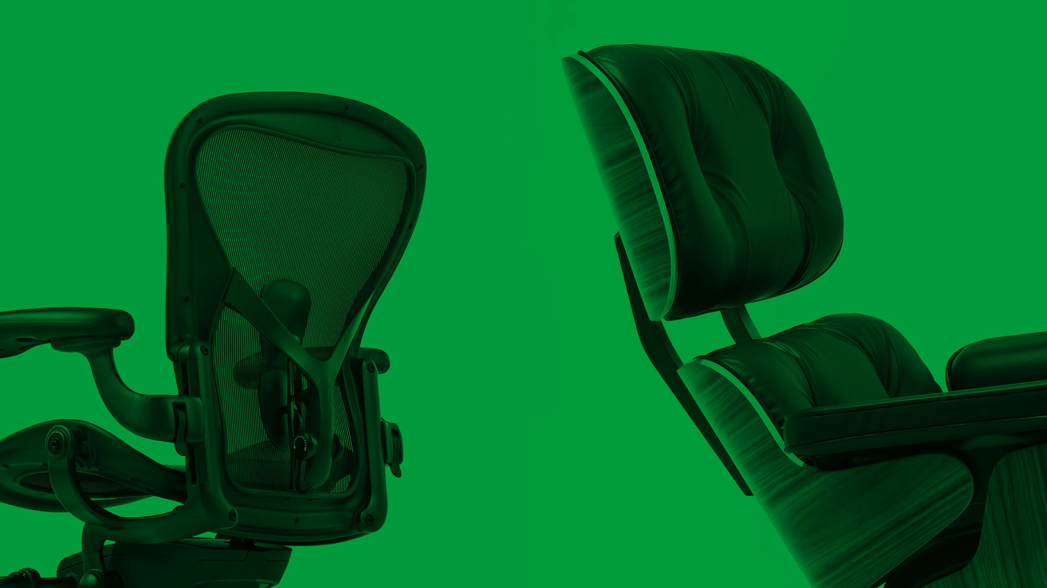 Aeron chair and ELO
