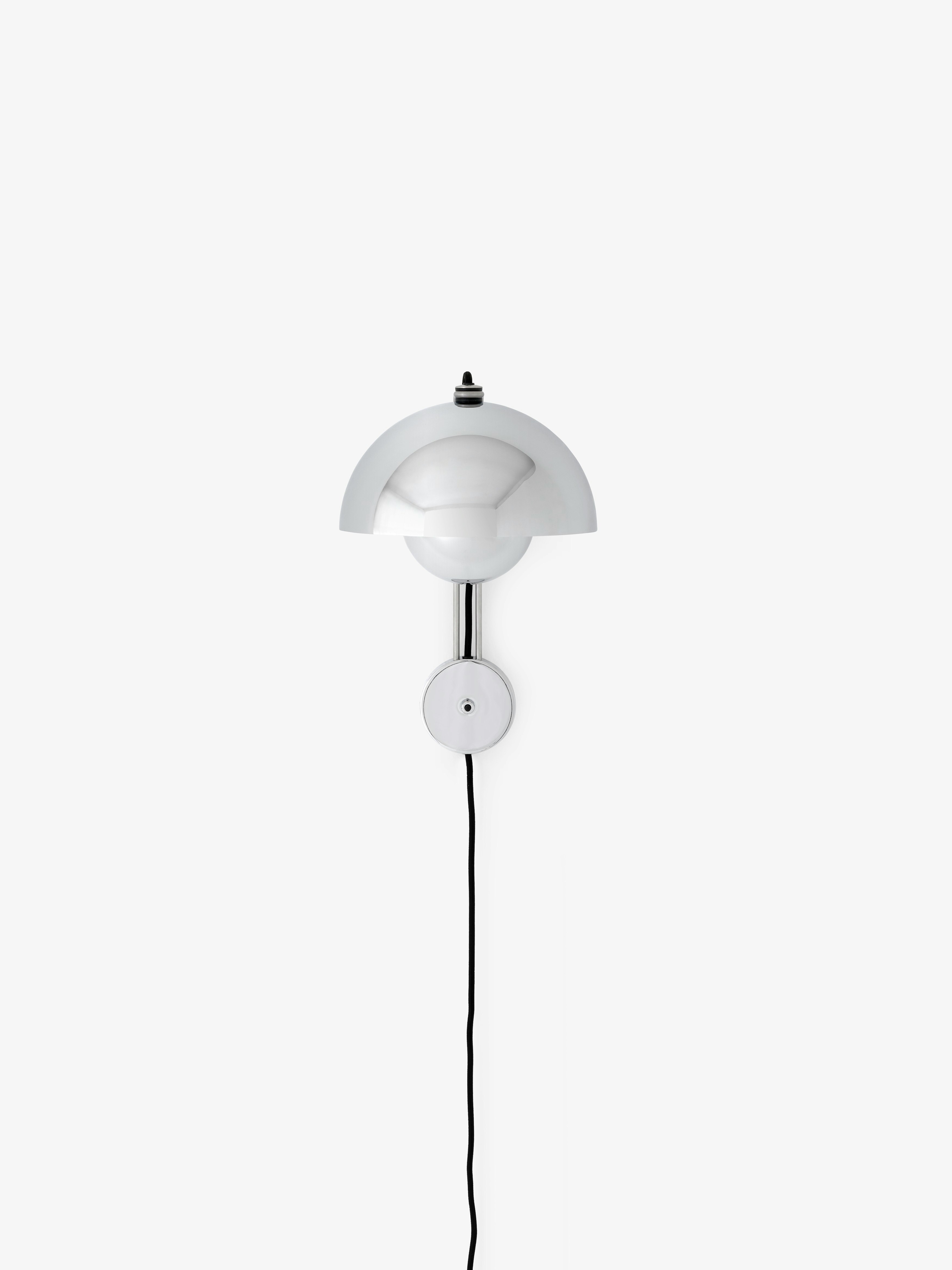 Flowerpot Sconce - Chrome