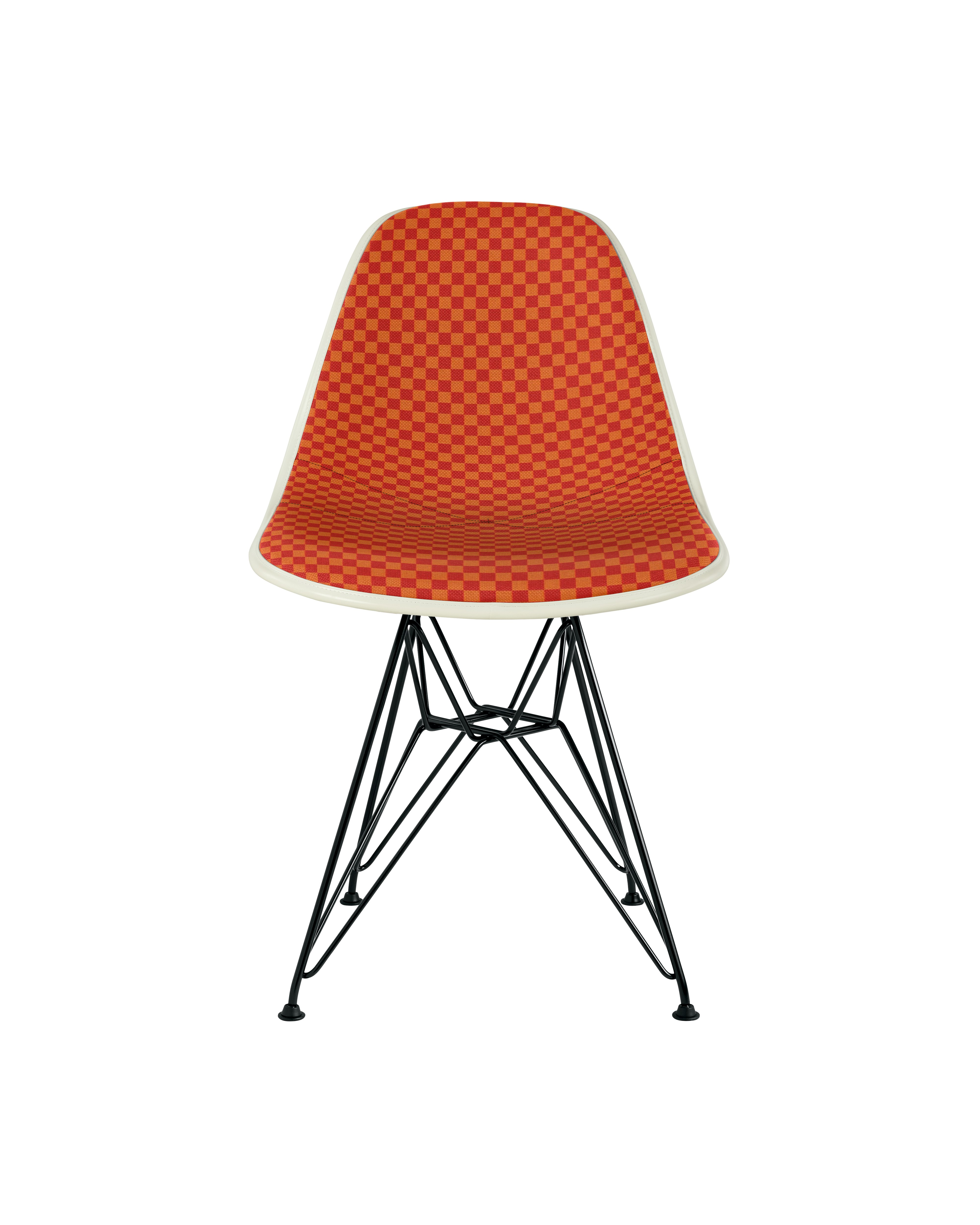 Eames Upholstered Molded Fiberglass Side Chair