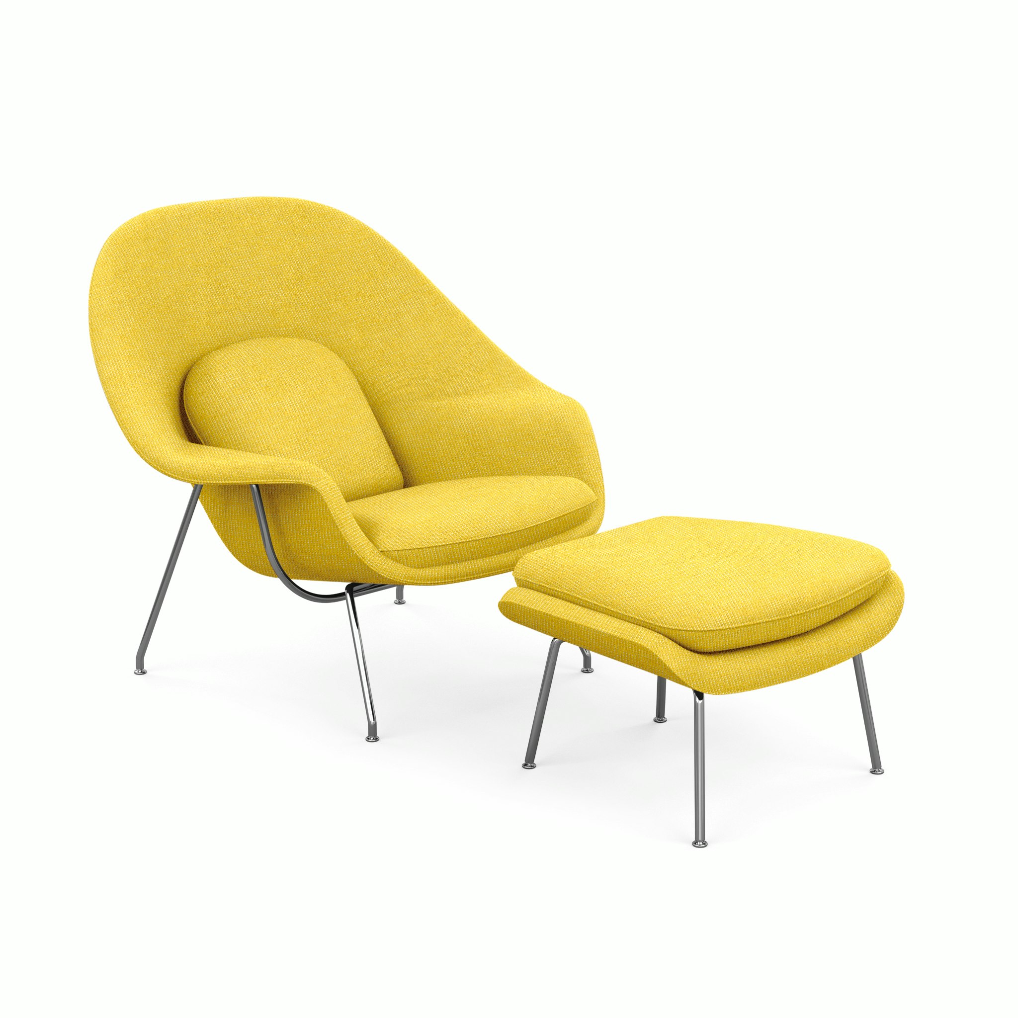 Womb Chair and Ottoman